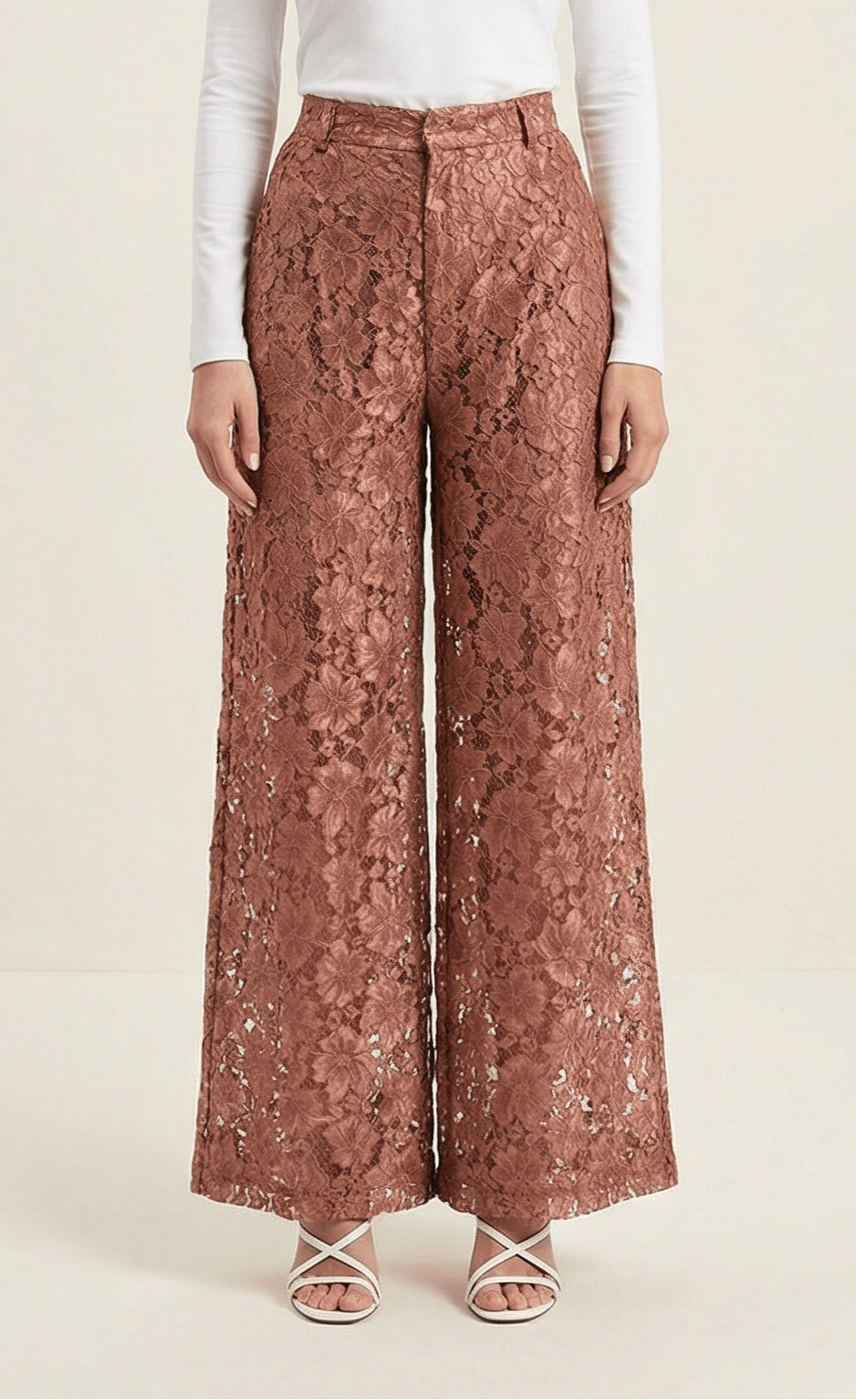 Lace modest trousers (Petite) Kabayare