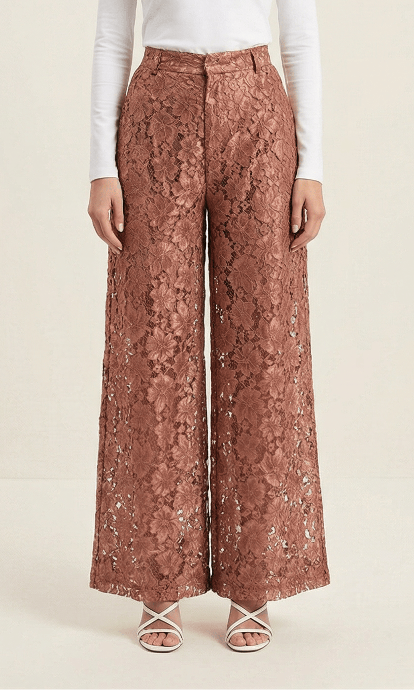 Lace modest trousers (Petite) Kabayare