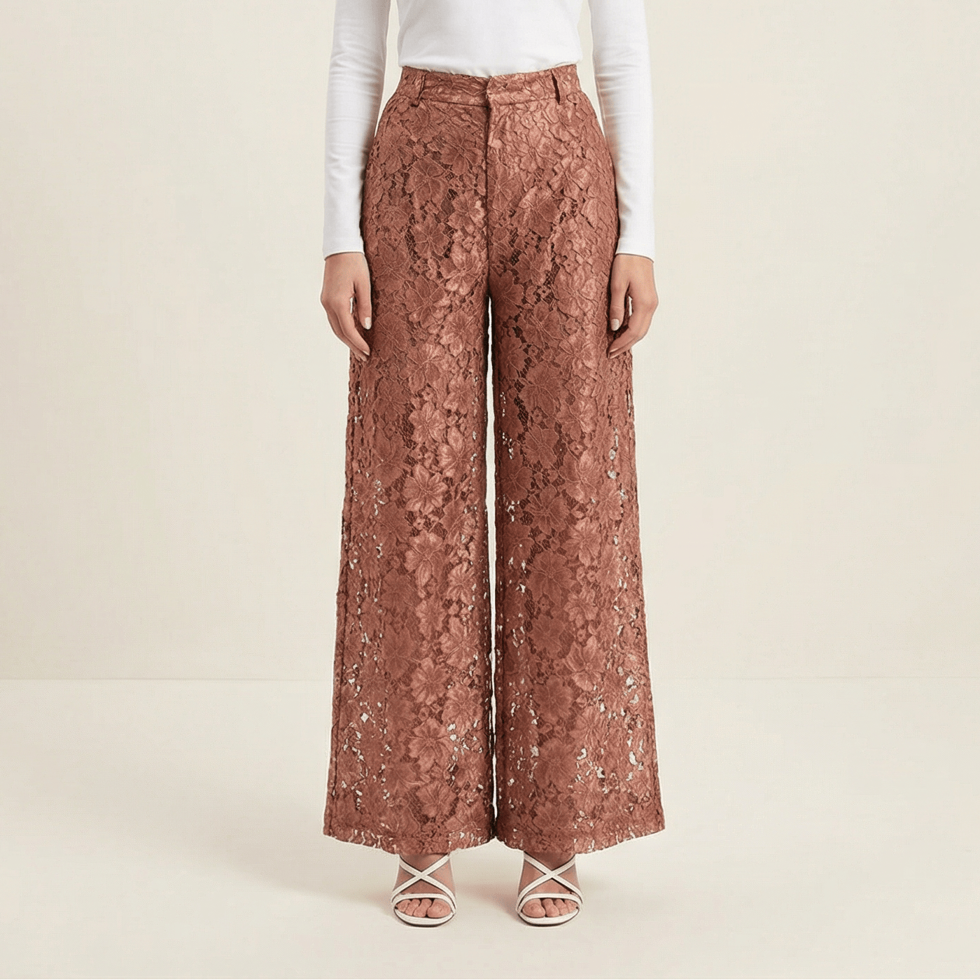 Lace modest trousers (Petite) Kabayare