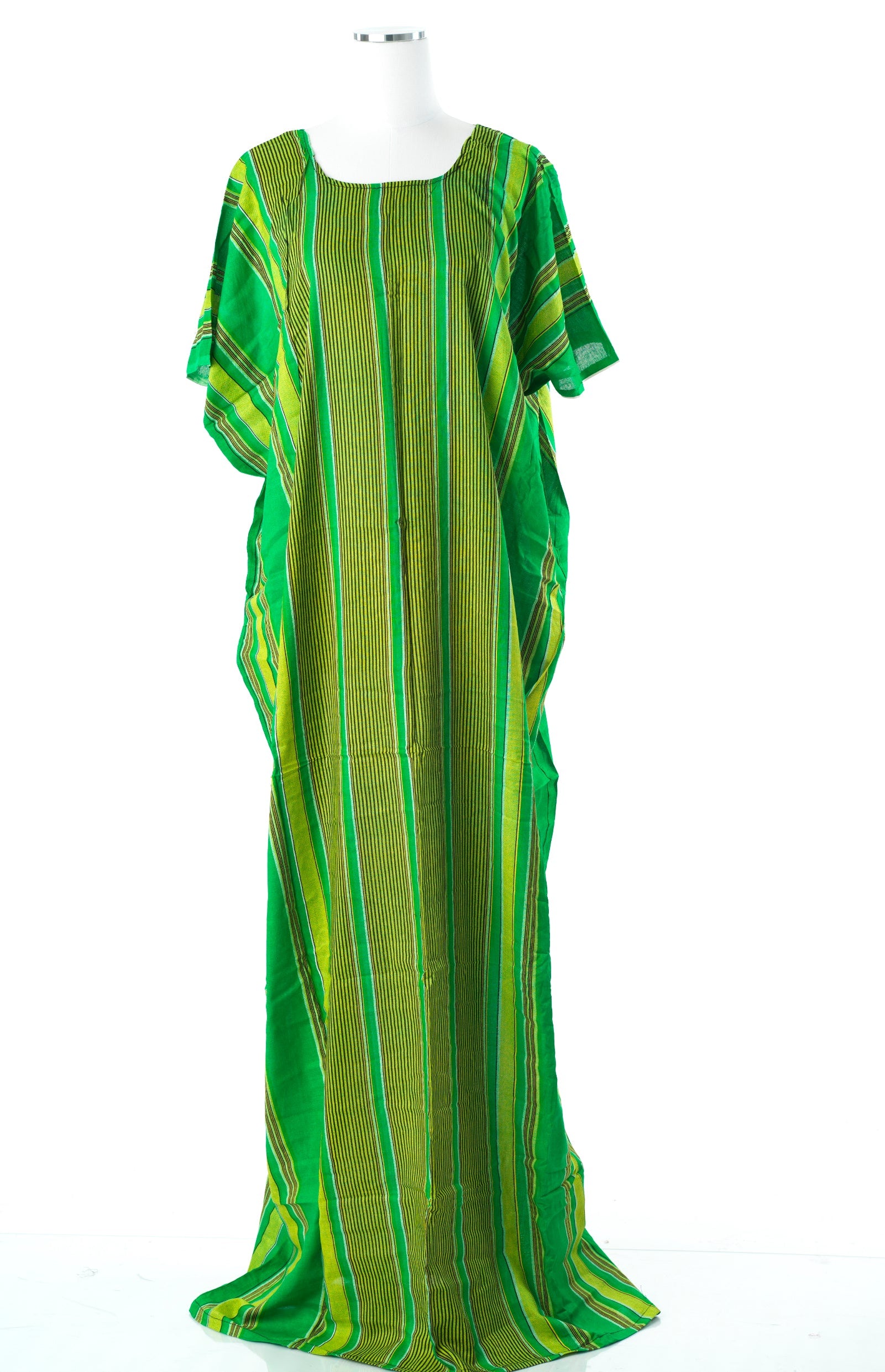 Lime green alindi print bati dress Kabayare