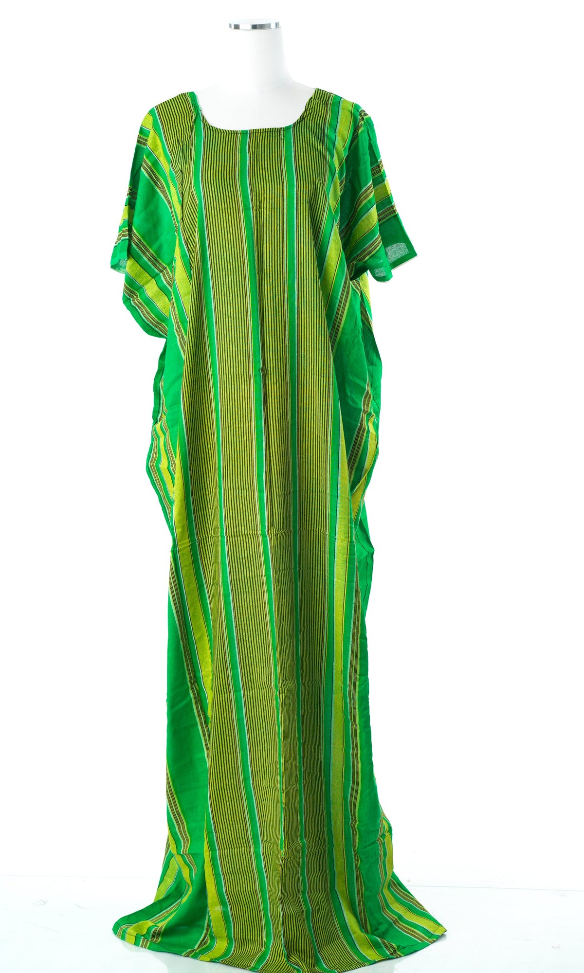 Lime green alindi print bati dress Kabayare