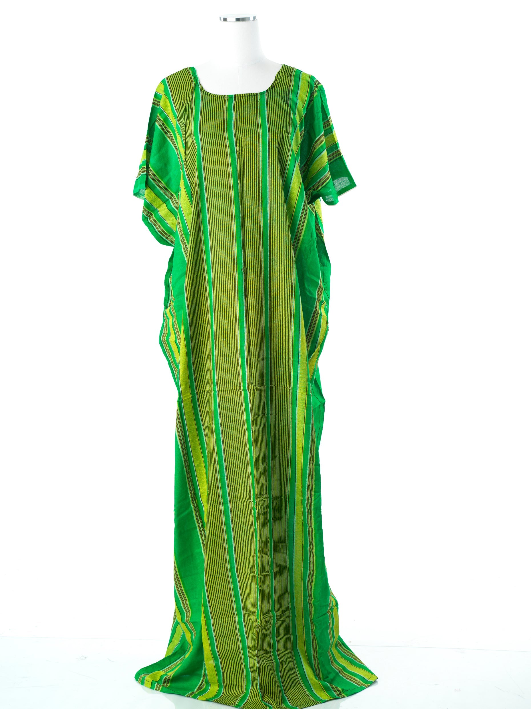 Lime green alindi print bati dress Kabayare