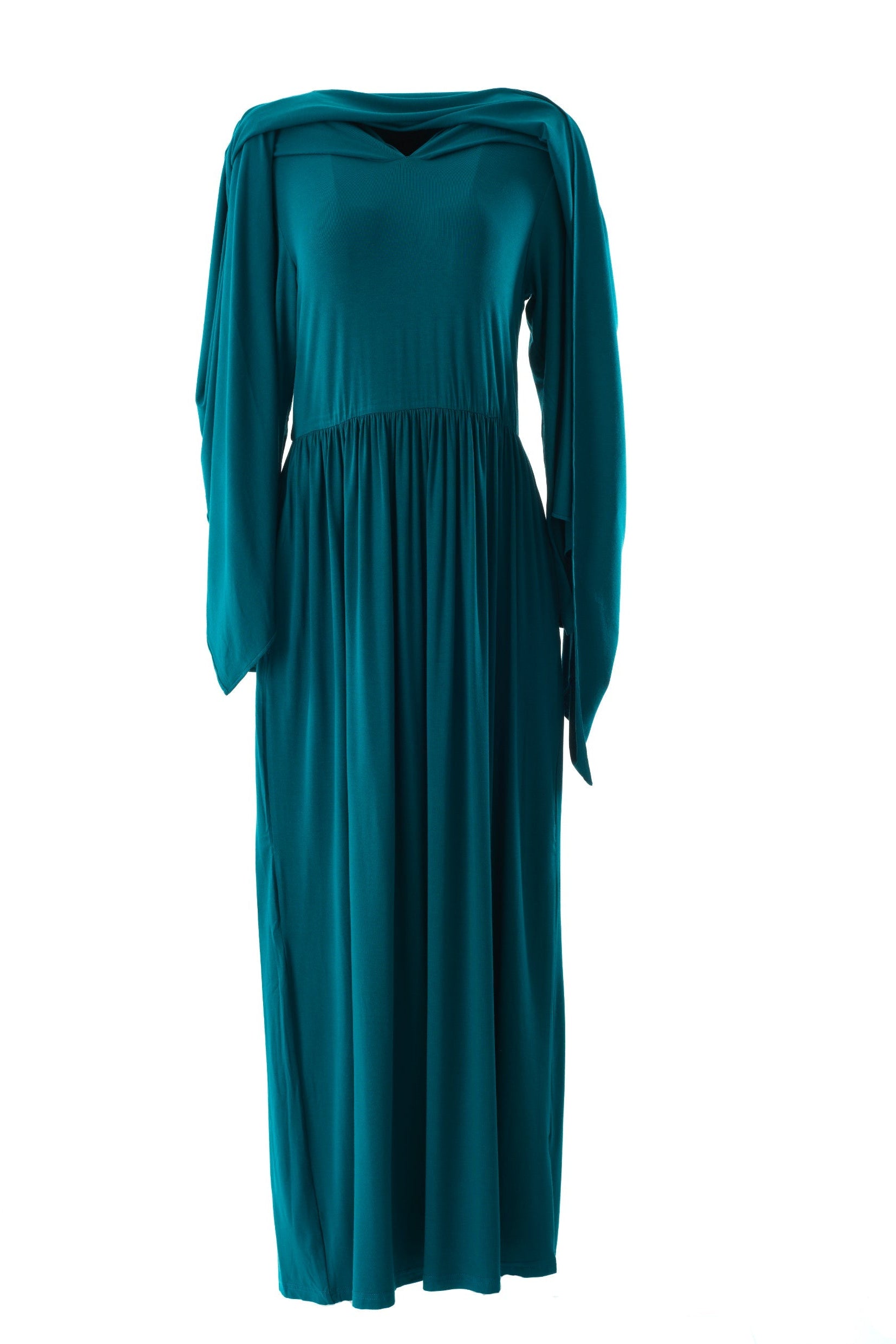 Limited edition Jersey maxi dress with attached Hijab Kabayare