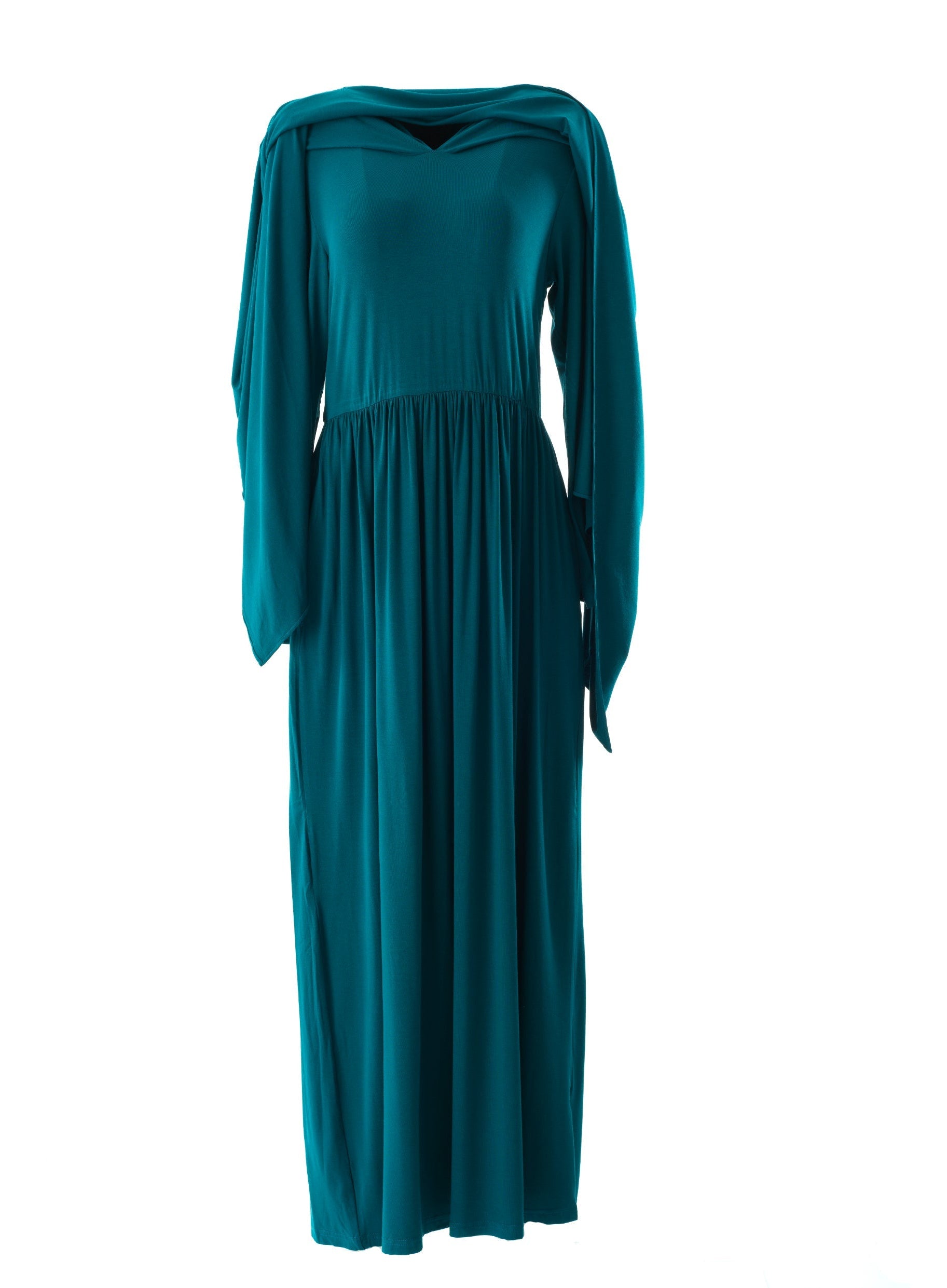 Limited edition Jersey maxi dress with attached Hijab Kabayare