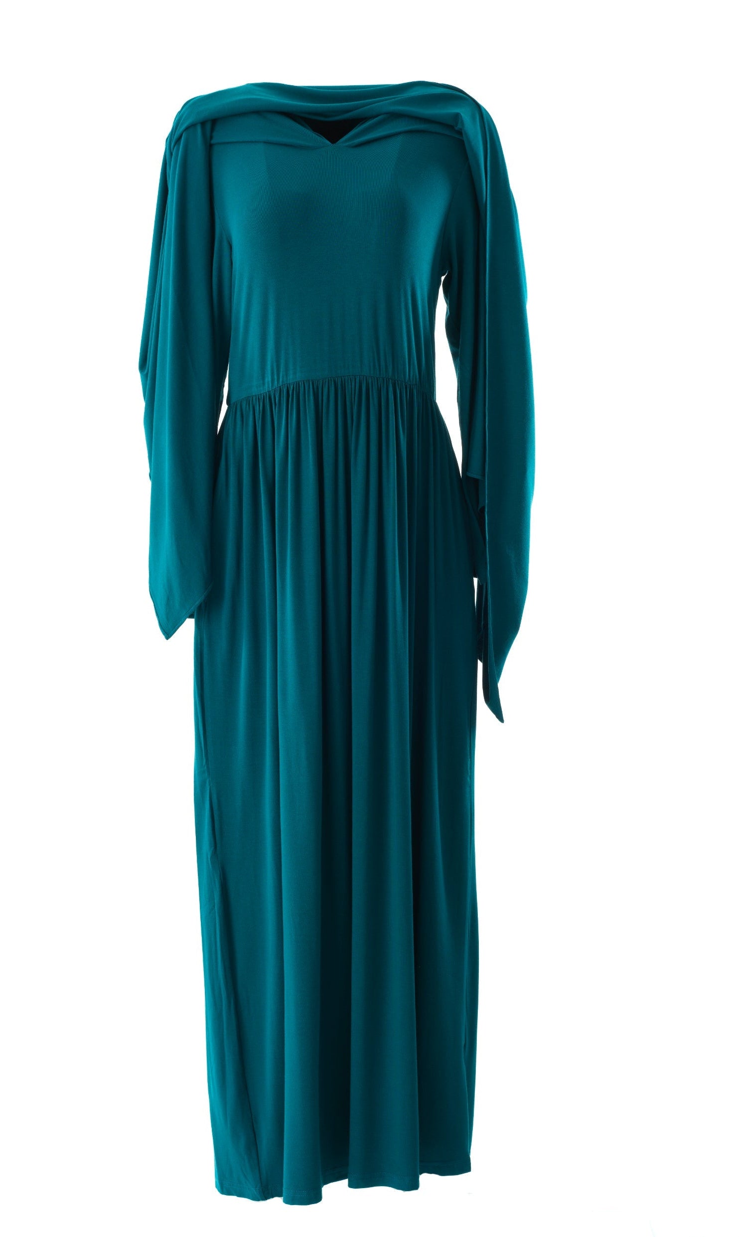 Limited edition Jersey maxi dress with attached Hijab Kabayare