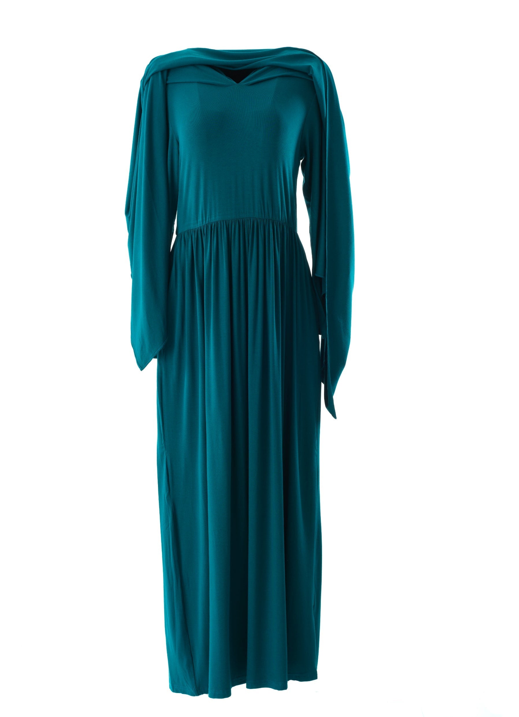 Limited edition Jersey maxi dress with attached Hijab Kabayare