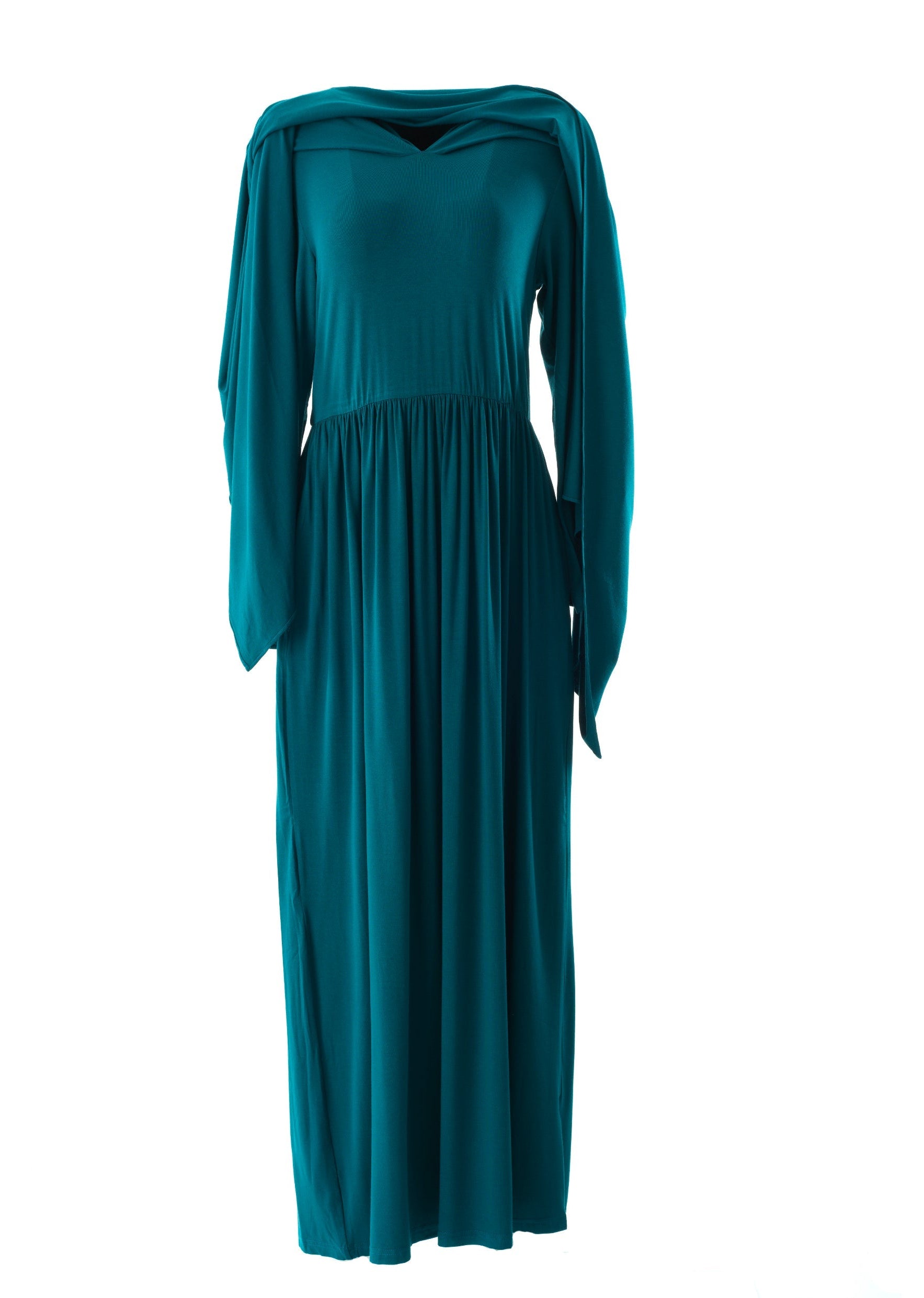 Limited edition Jersey maxi dress with attached Hijab Kabayare