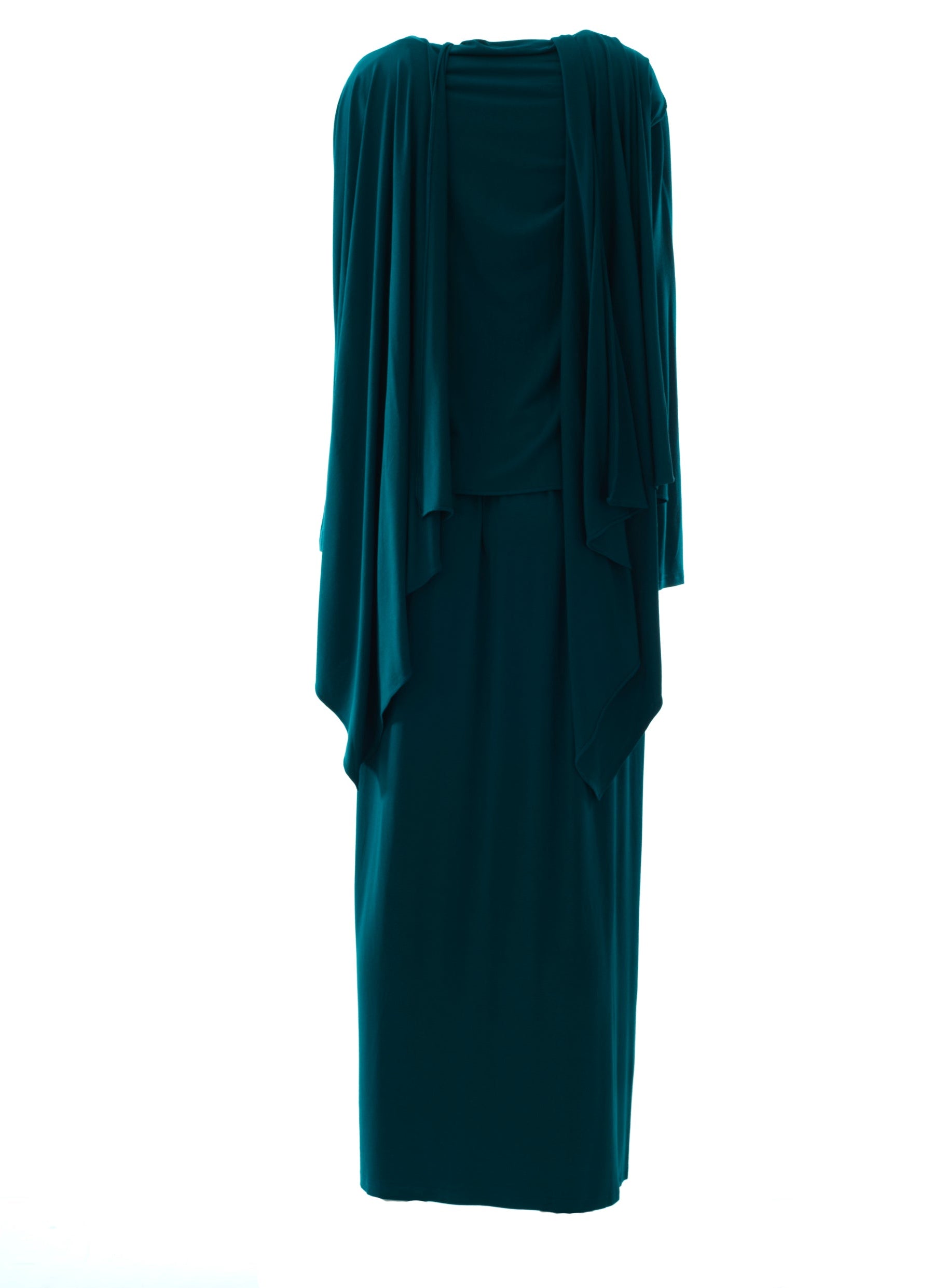 Limited edition Jersey maxi dress with attached Hijab Kabayare