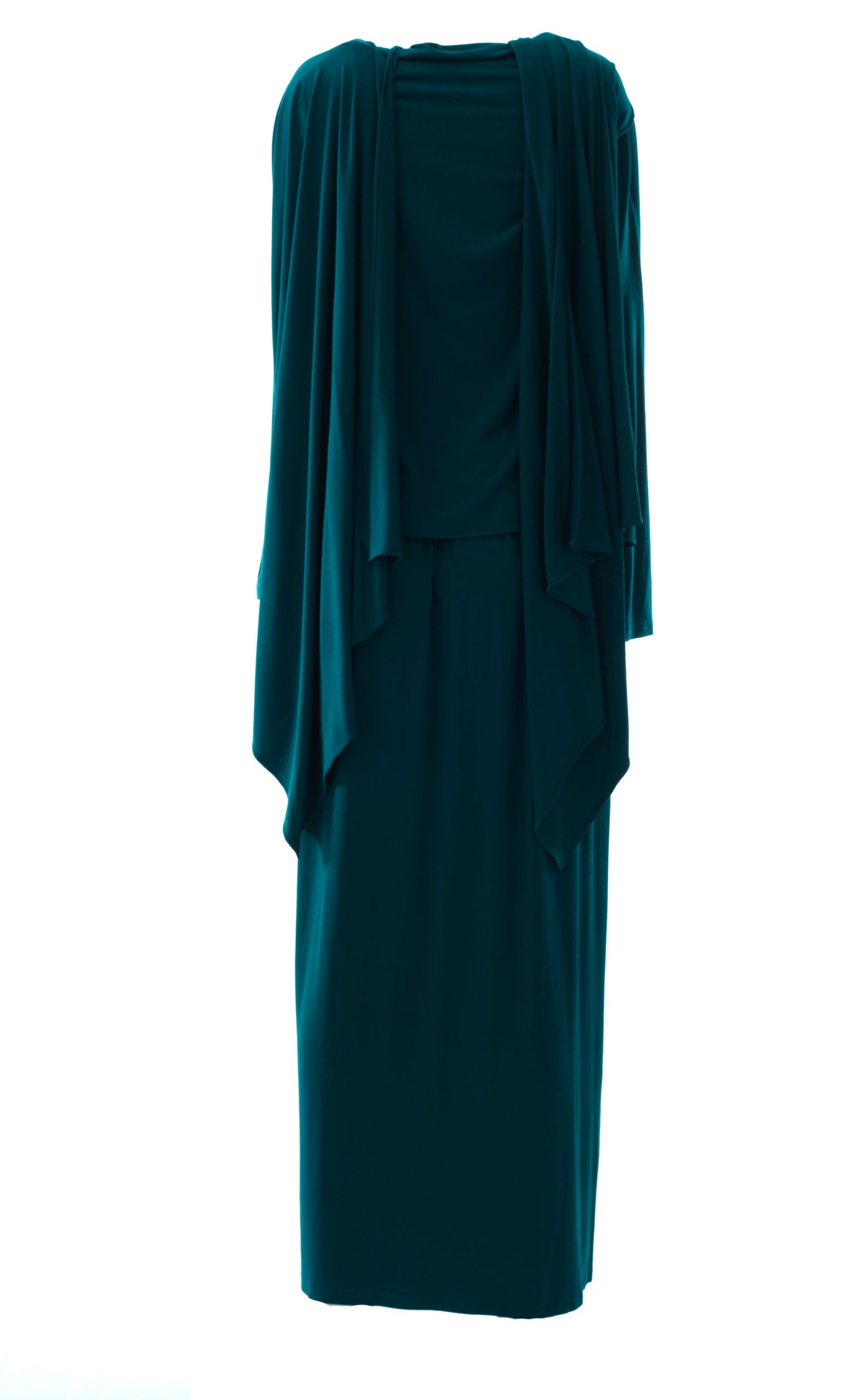 Limited edition Jersey maxi dress with attached Hijab Kabayare