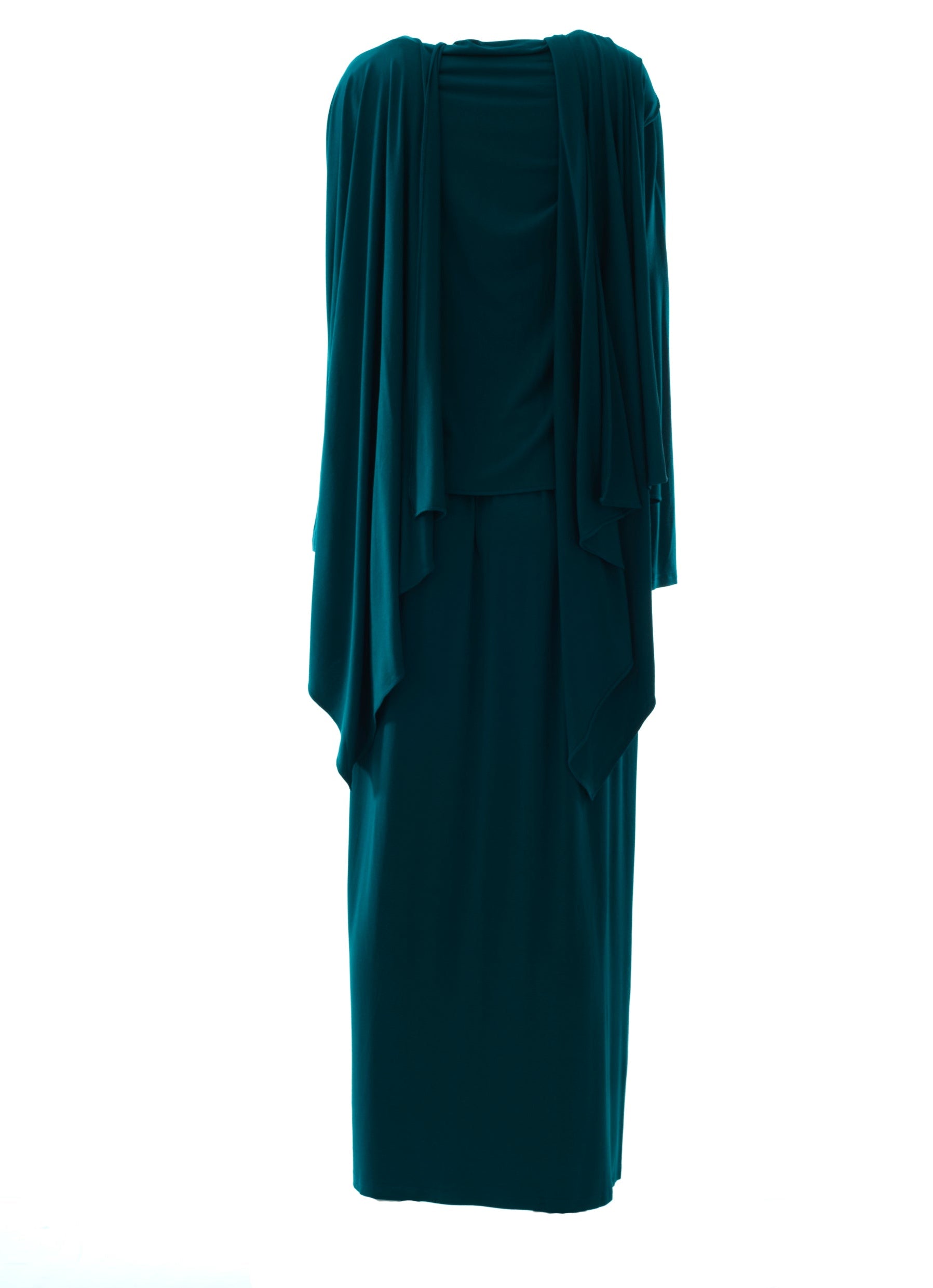 Limited edition Jersey maxi dress with attached Hijab Kabayare