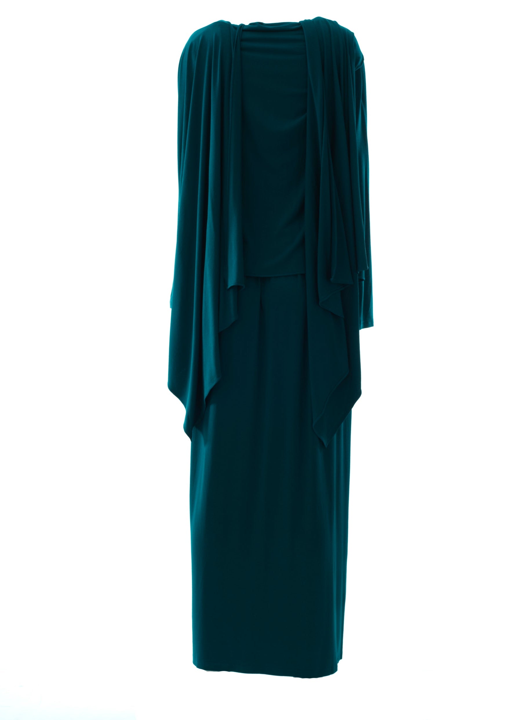 Limited edition Jersey maxi dress with attached Hijab Kabayare