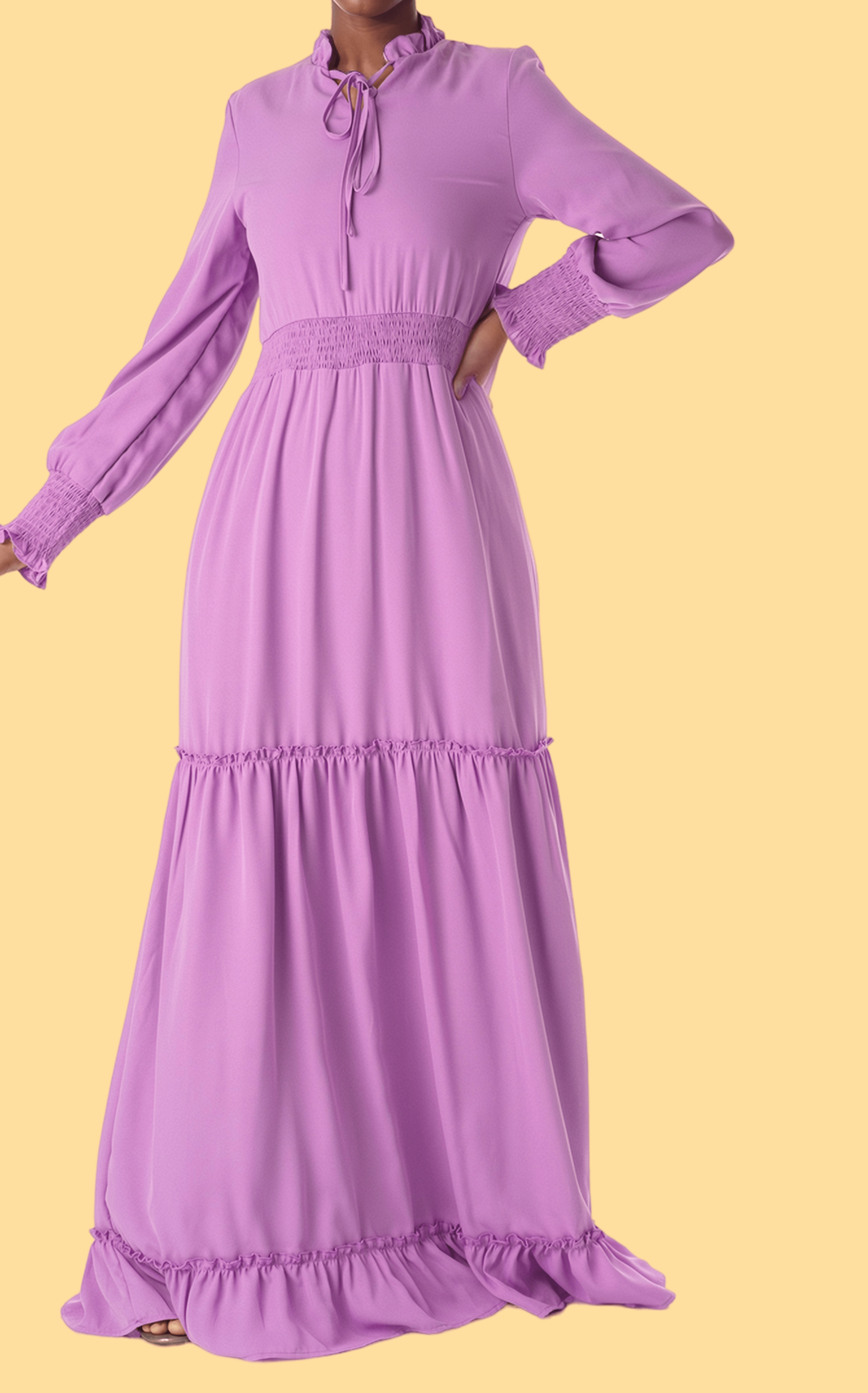Living in the Lavender Dream maxi dress Kabayare
