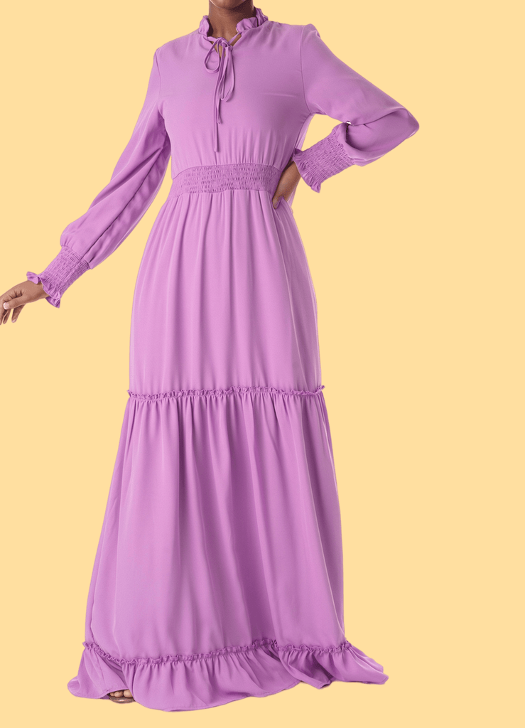 Living in the Lavender Dream maxi dress Kabayare
