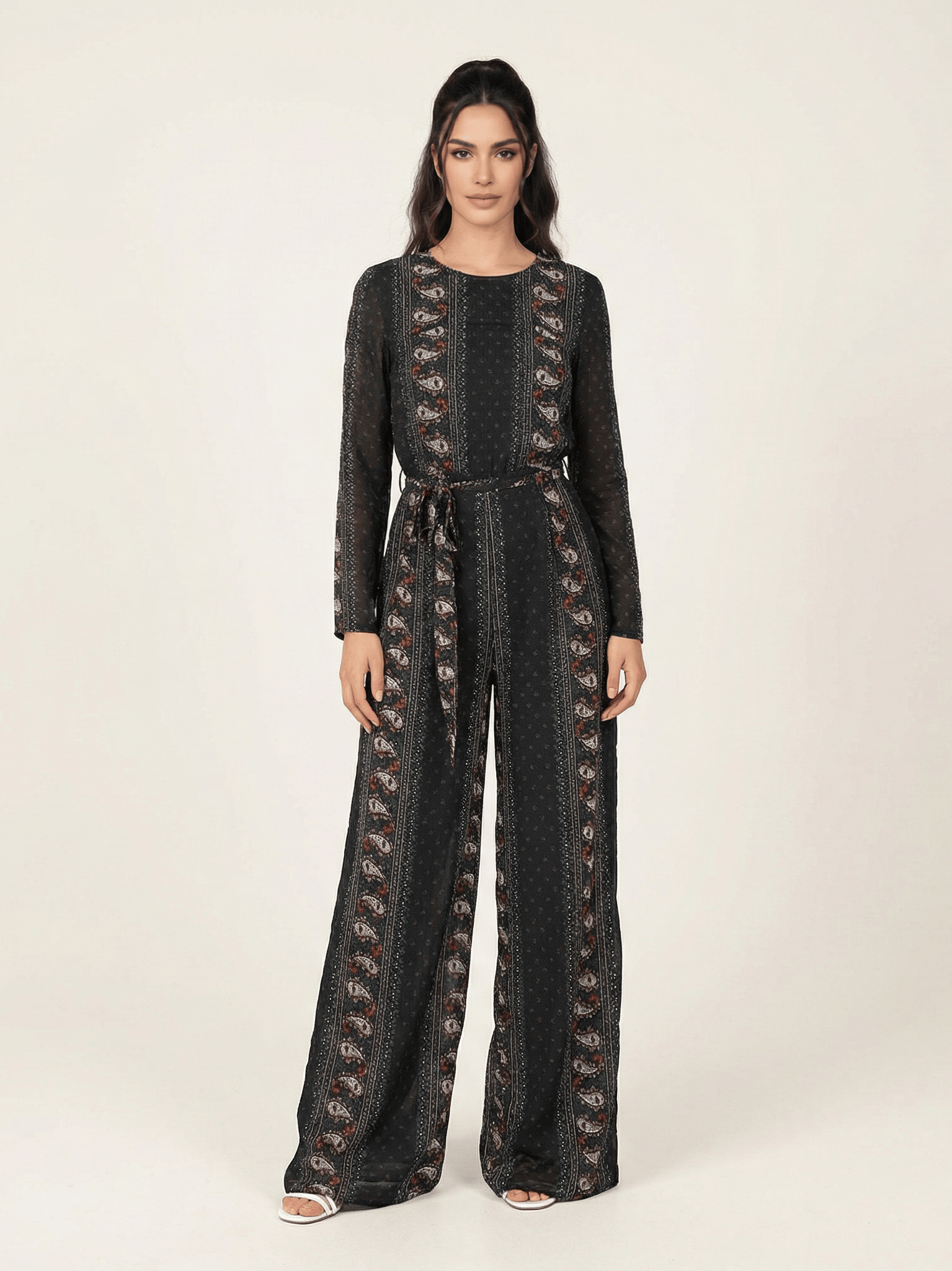 Love paisley print jumpsuit Kabayare