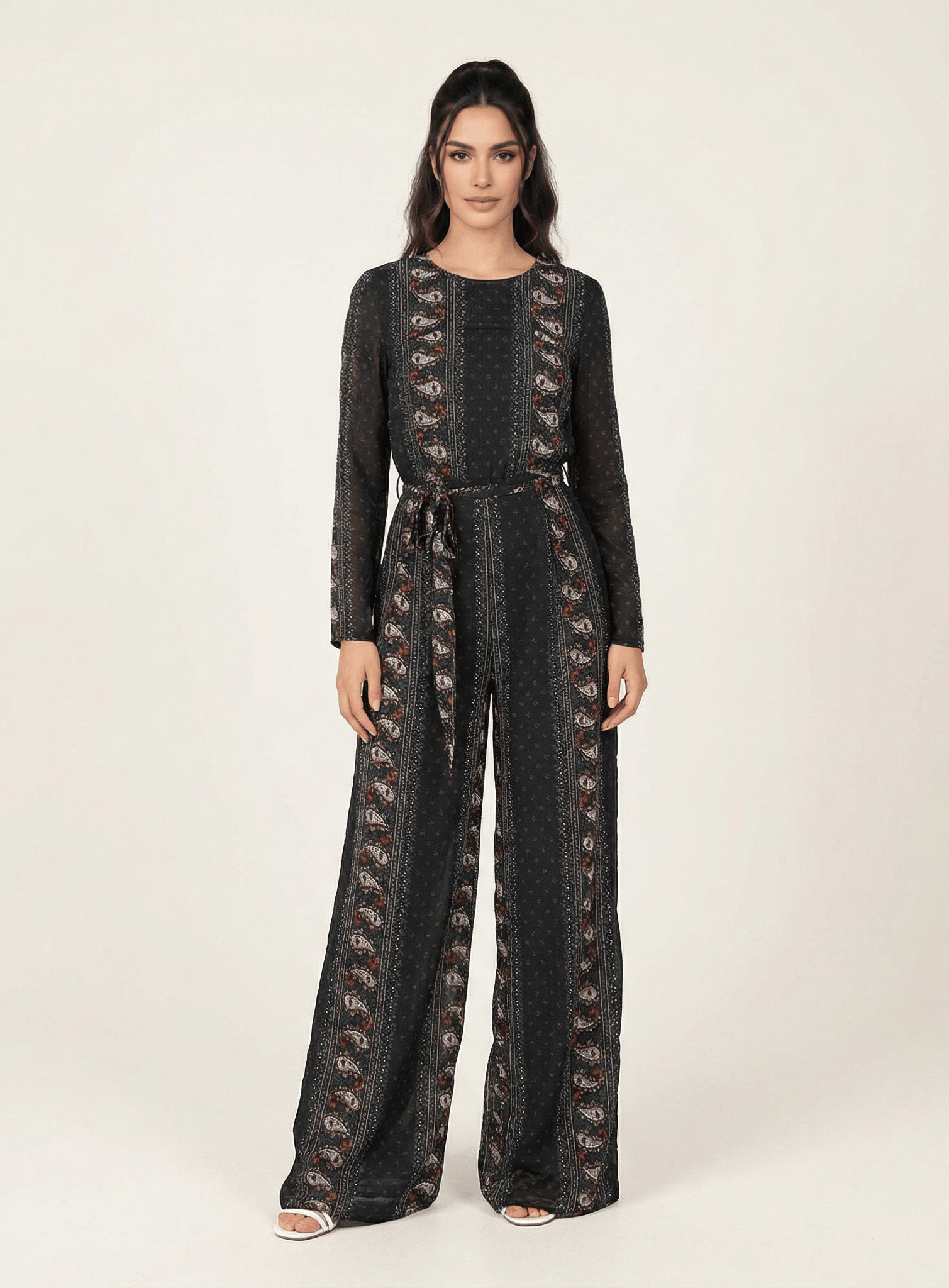 Love paisley print jumpsuit Kabayare
