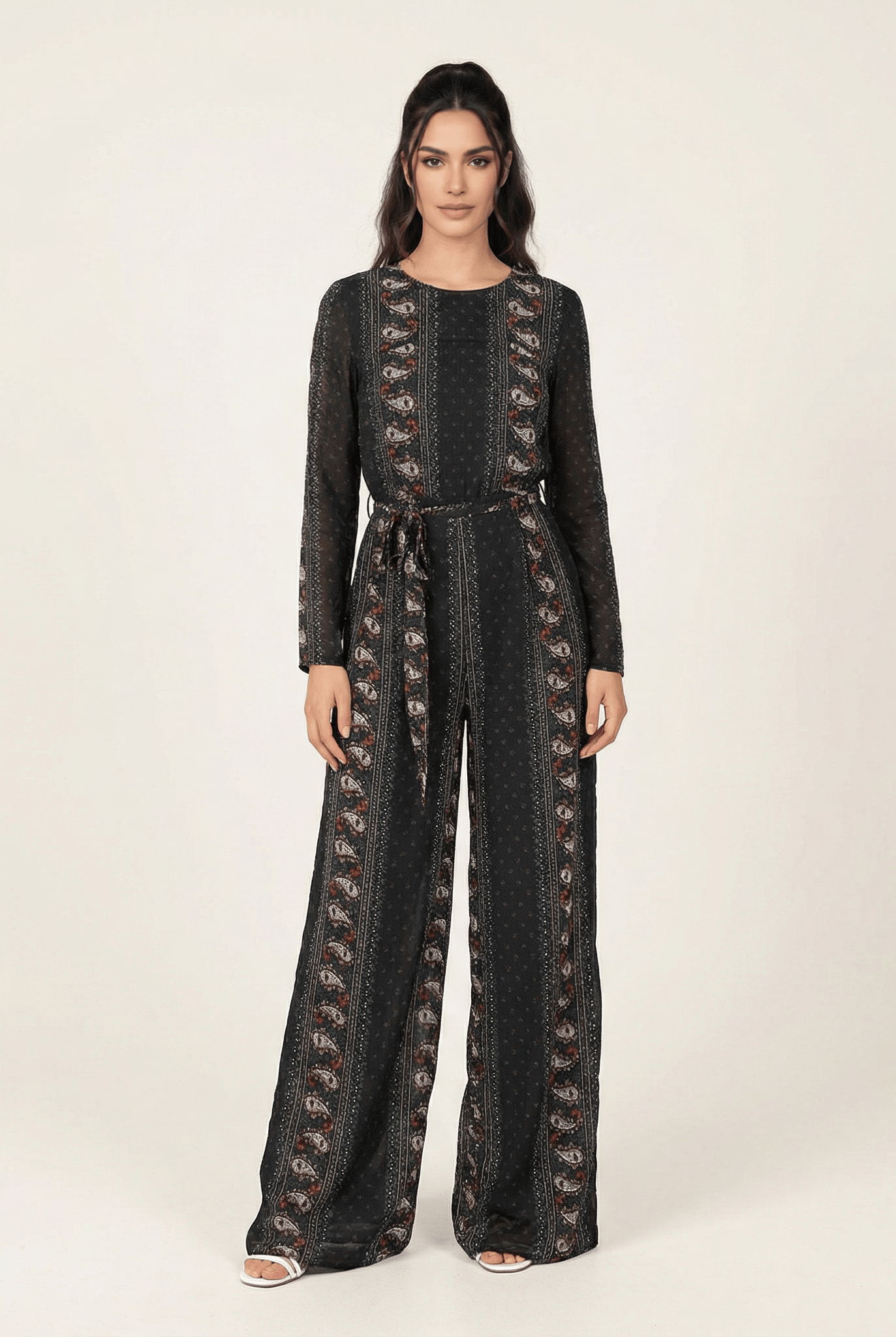 Love paisley print jumpsuit Kabayare