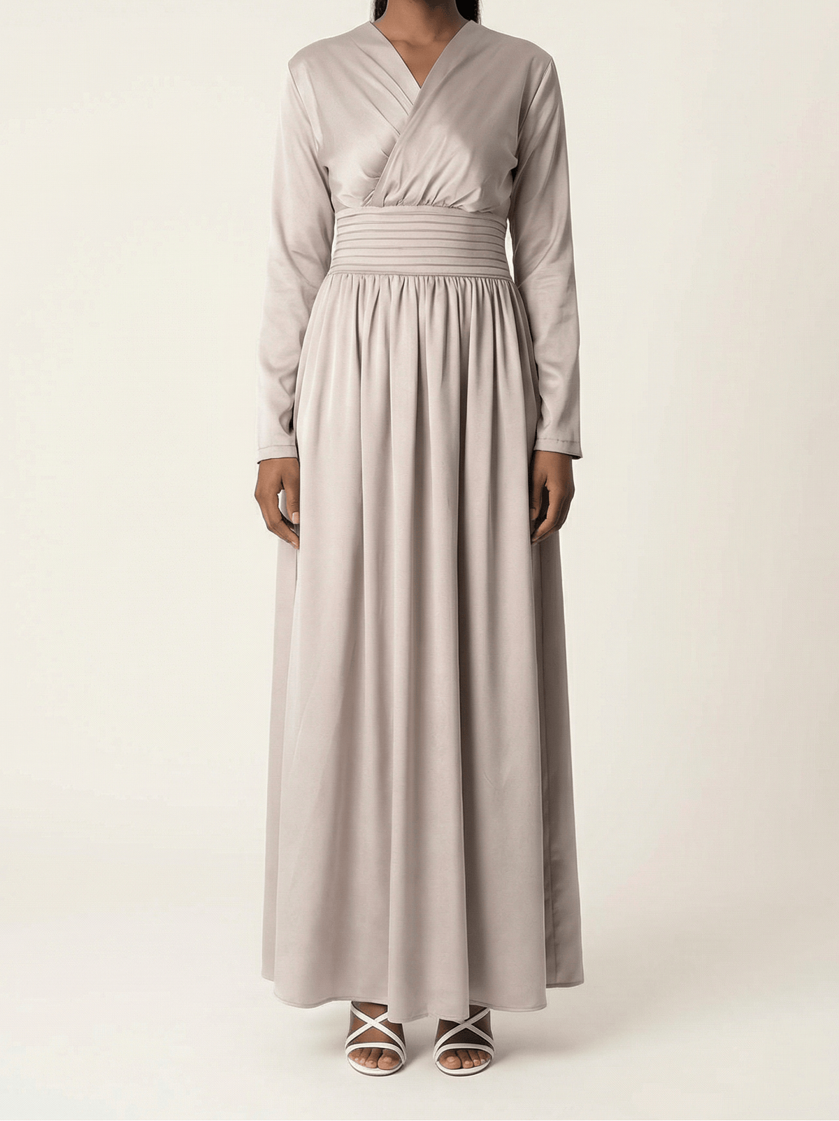 Love story satin maxi dress Kabayare