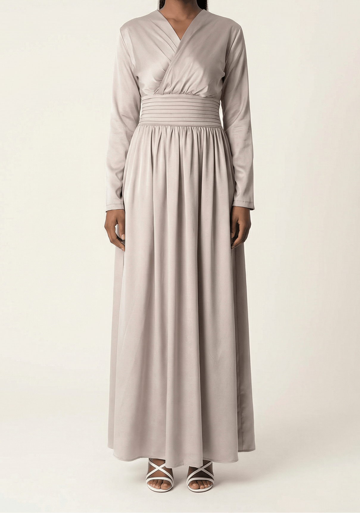 Love story satin maxi dress Kabayare