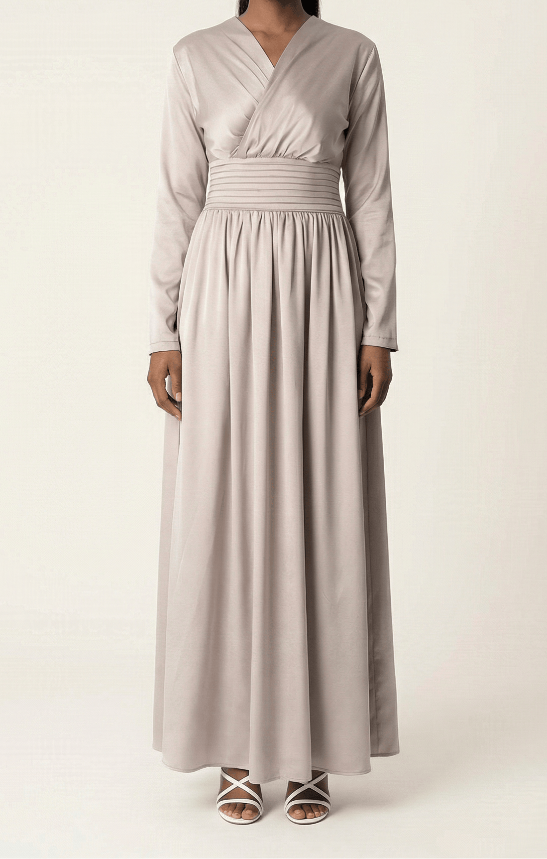Love story satin maxi dress Kabayare
