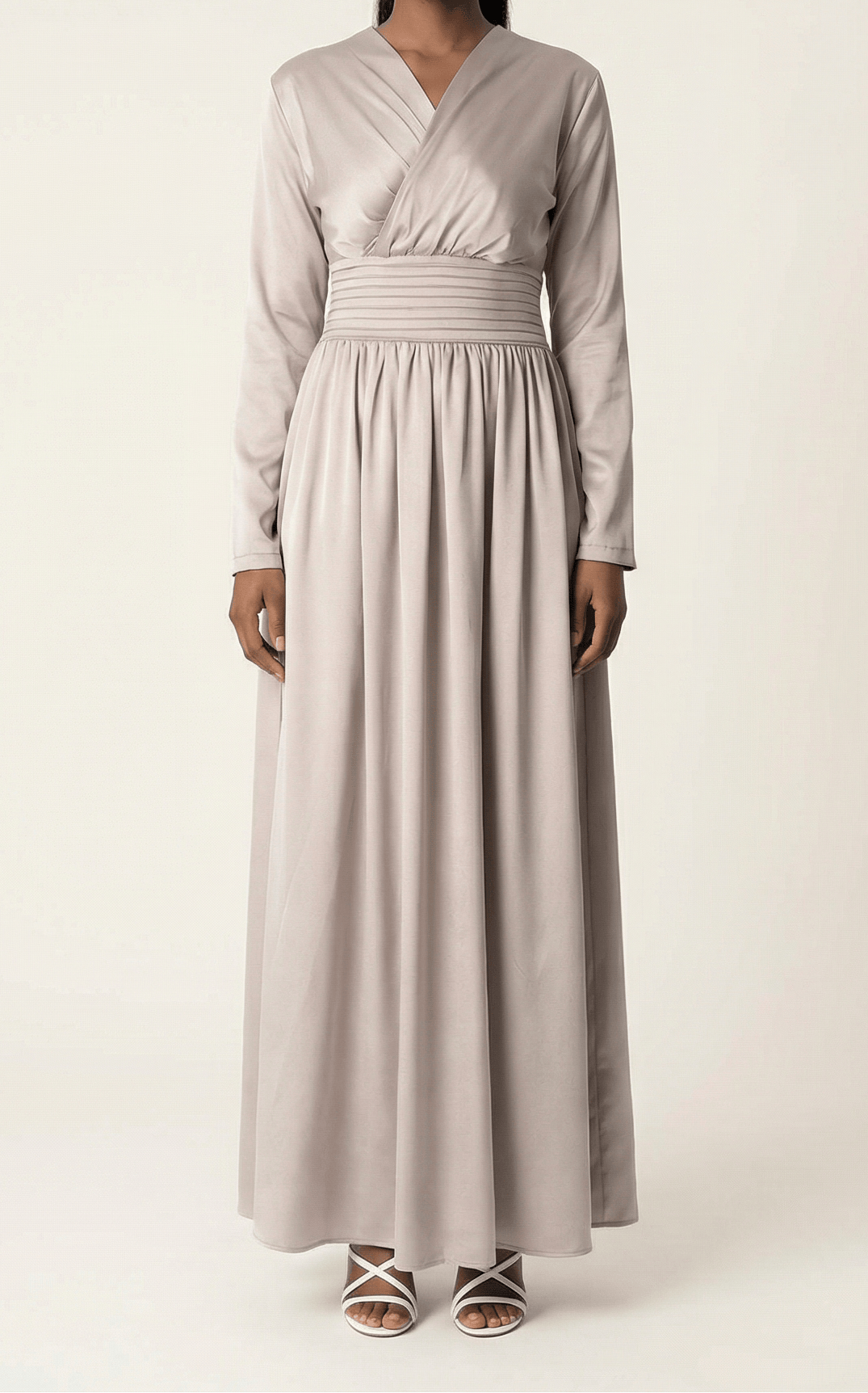 Love story satin maxi dress Kabayare