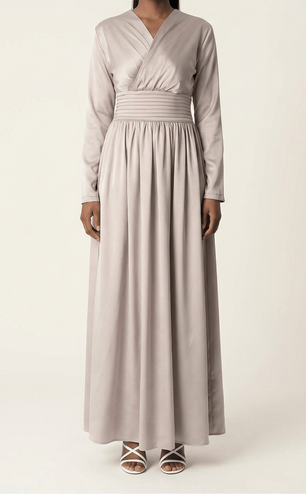 Love story satin maxi dress Kabayare