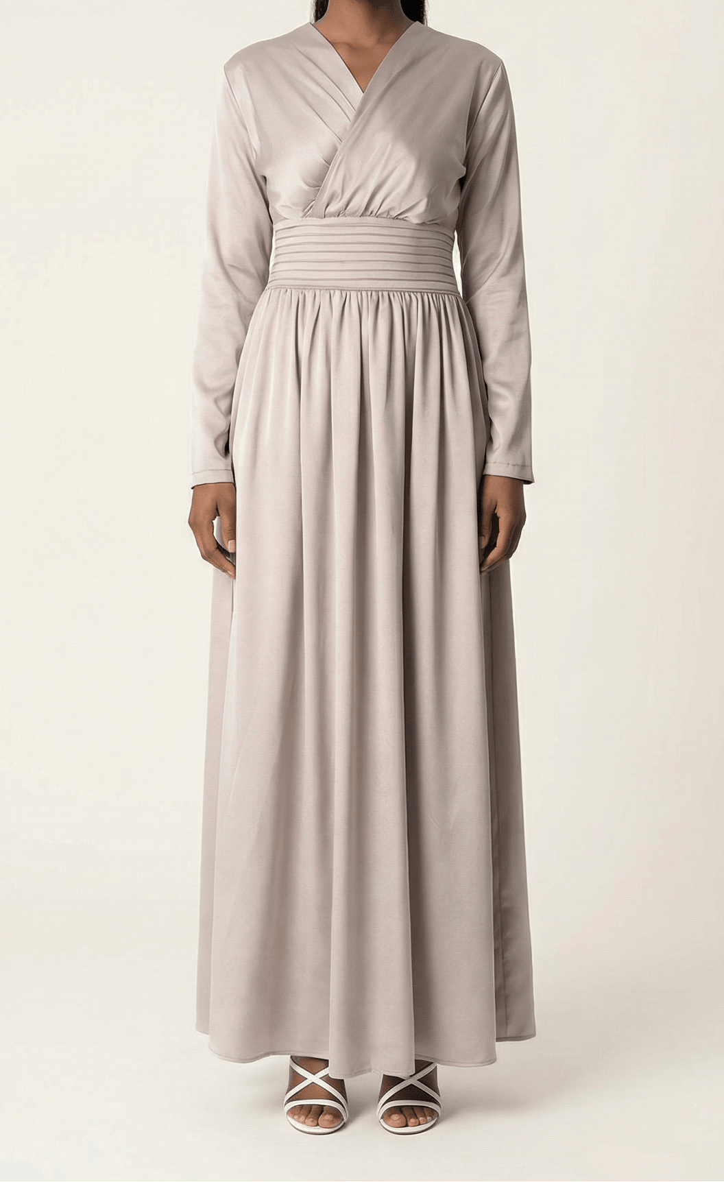 Love story satin maxi dress Kabayare