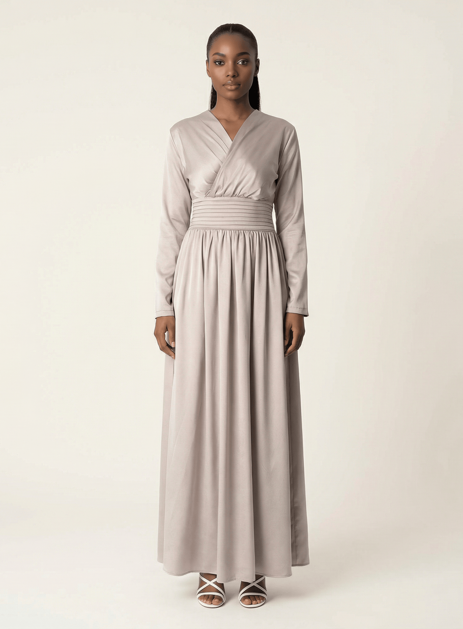 Love story satin maxi dress Kabayare