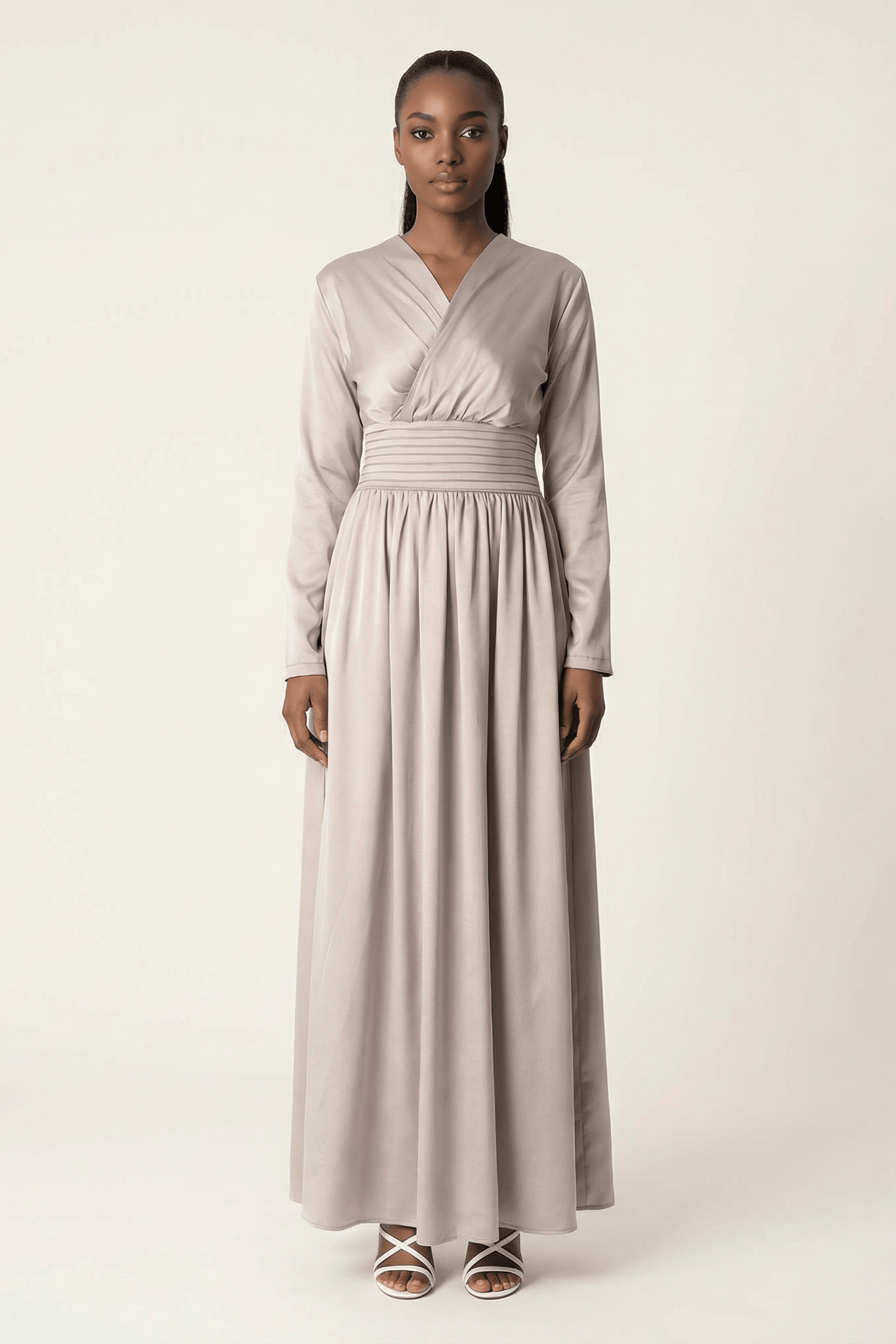 Love story satin maxi dress Kabayare