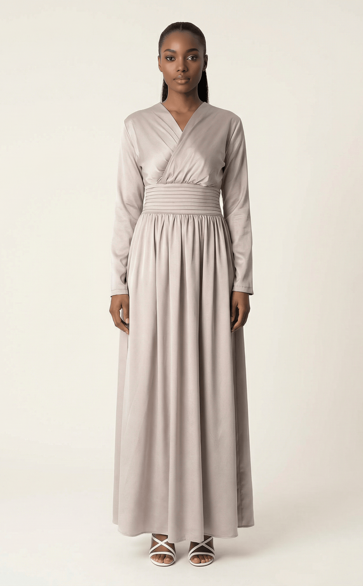 Love story satin maxi dress Kabayare