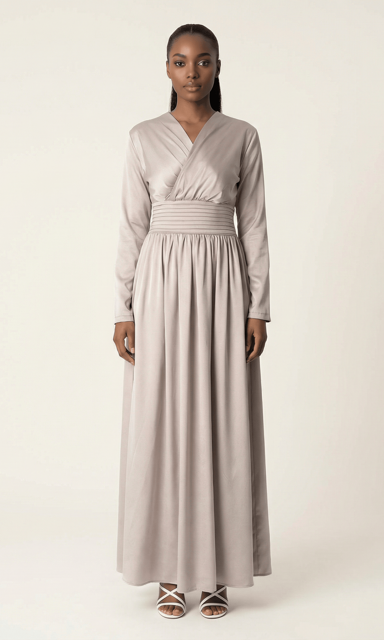 Love story satin maxi dress Kabayare