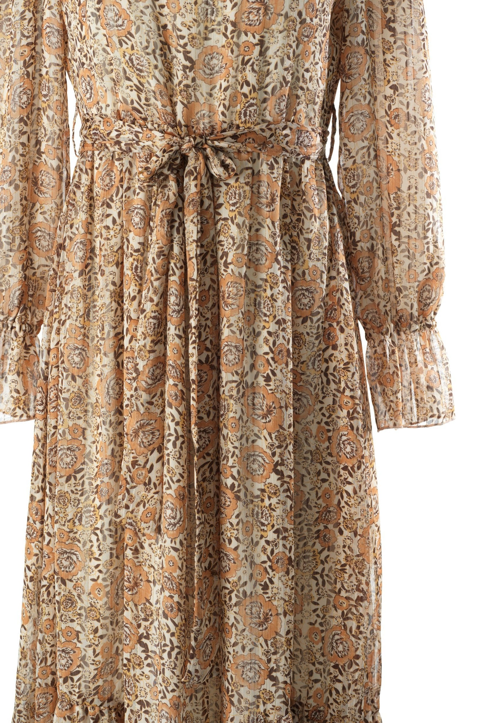 Madrid romance long sleeve maxi dress Kabayare