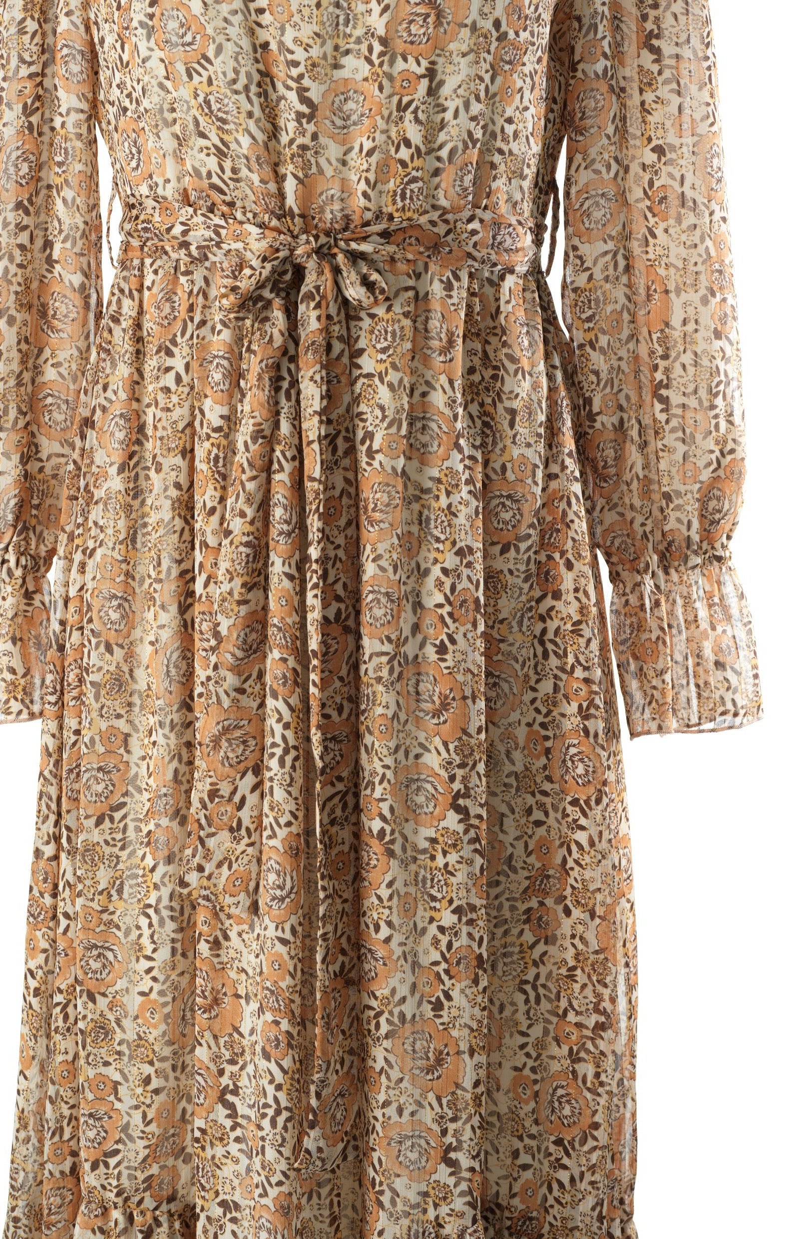 Madrid romance long sleeve maxi dress Kabayare