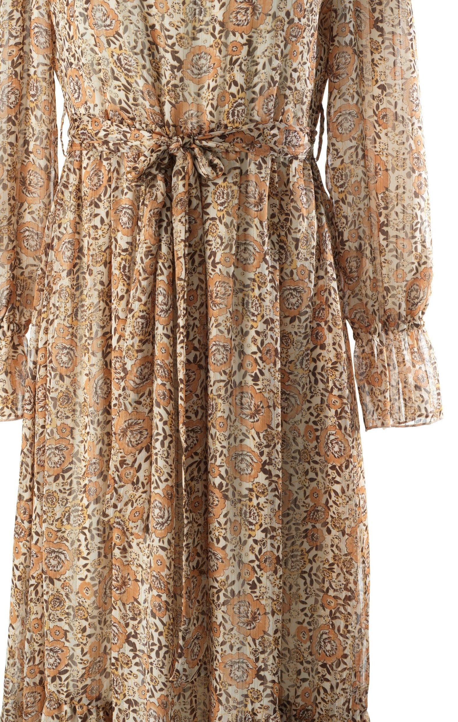 Madrid romance long sleeve maxi dress Kabayare