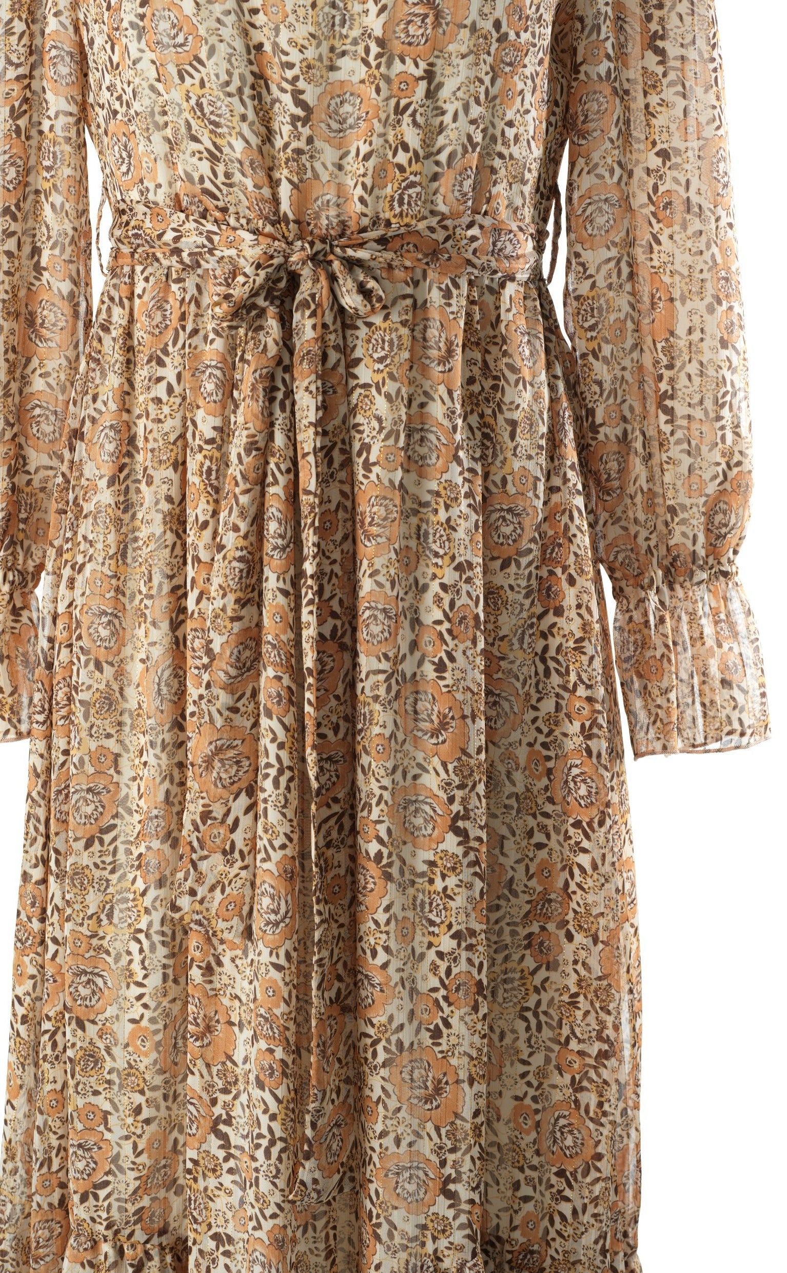 Madrid romance long sleeve maxi dress Kabayare