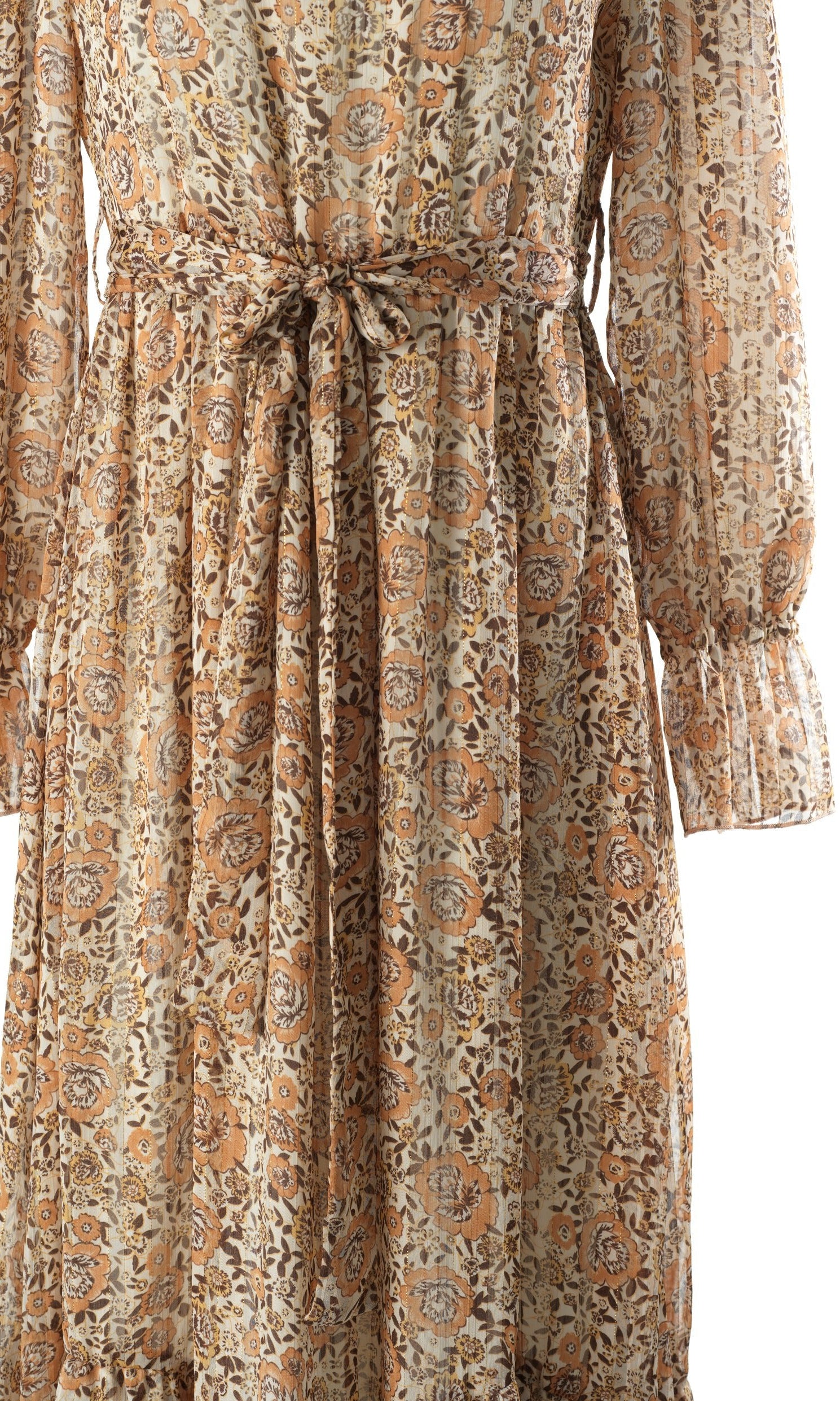 Madrid romance long sleeve maxi dress Kabayare