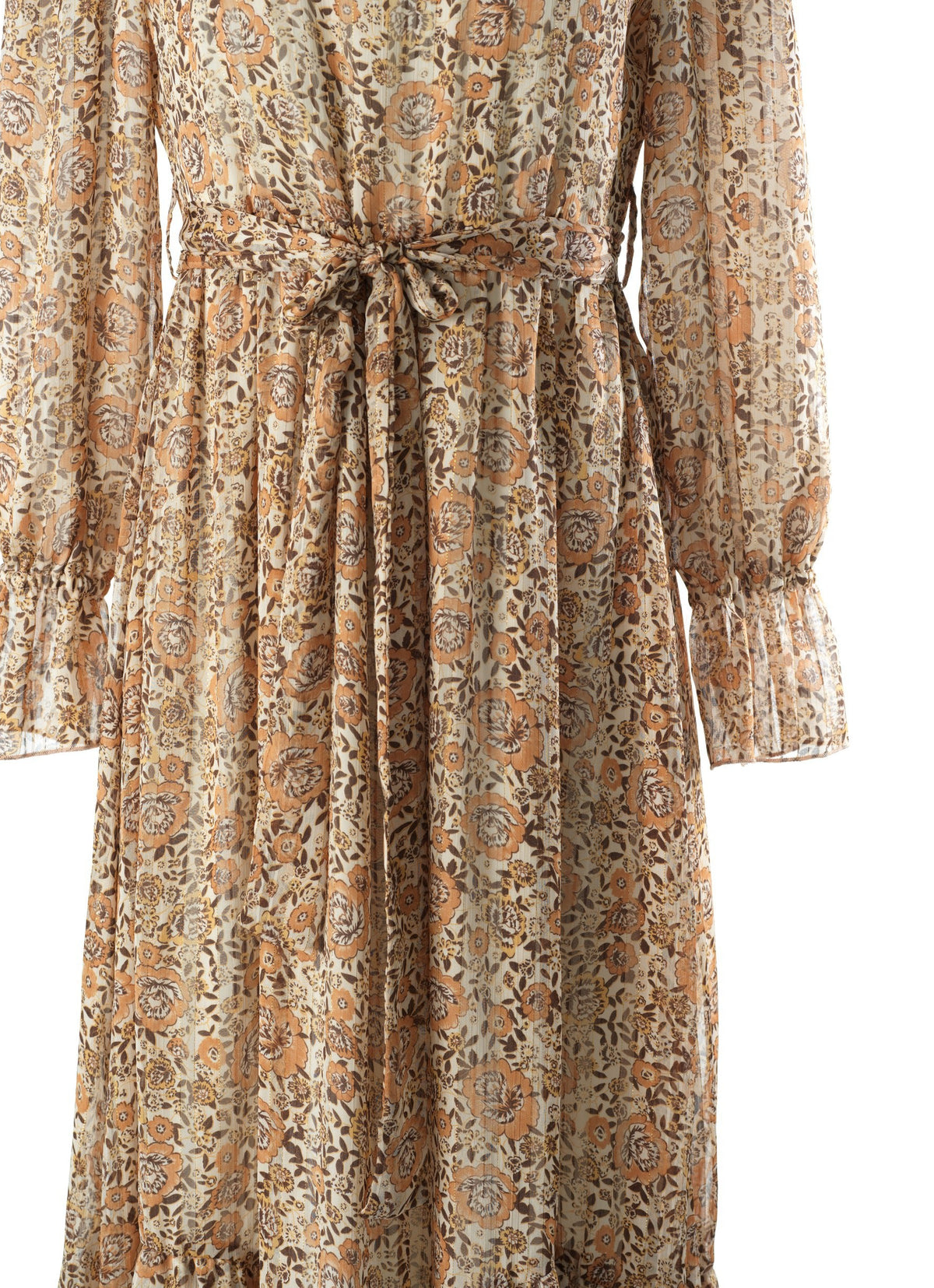 Madrid romance long sleeve maxi dress Kabayare