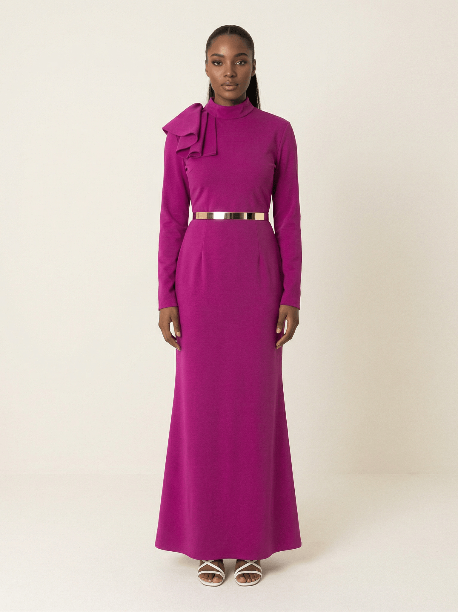 Magenta mermaid maxi dress Kabayare