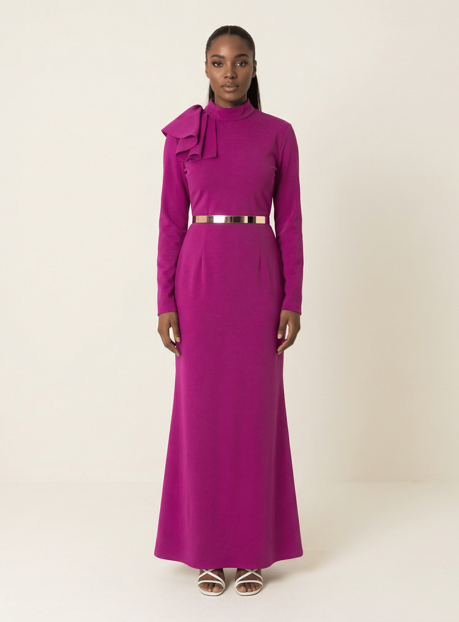 Magenta mermaid maxi dress Kabayare