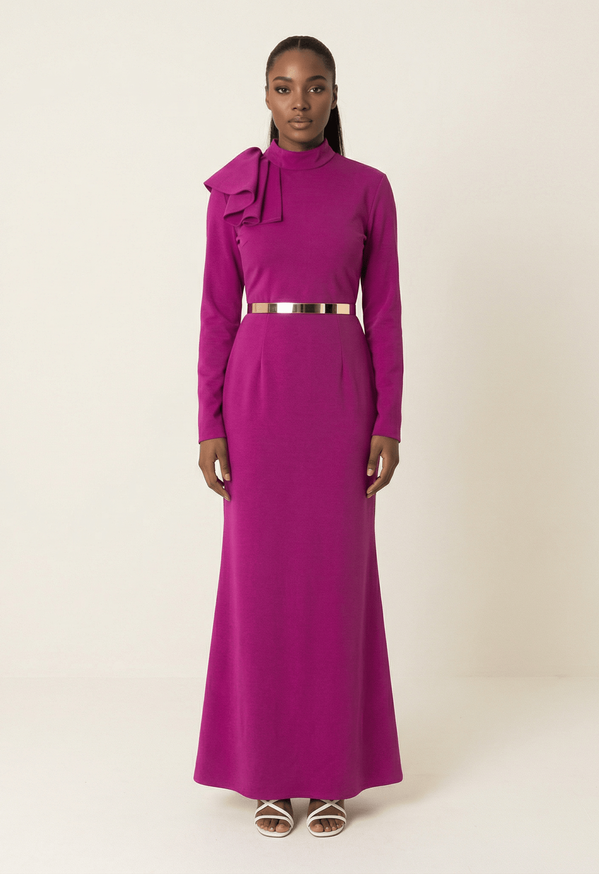 Magenta mermaid maxi dress Kabayare