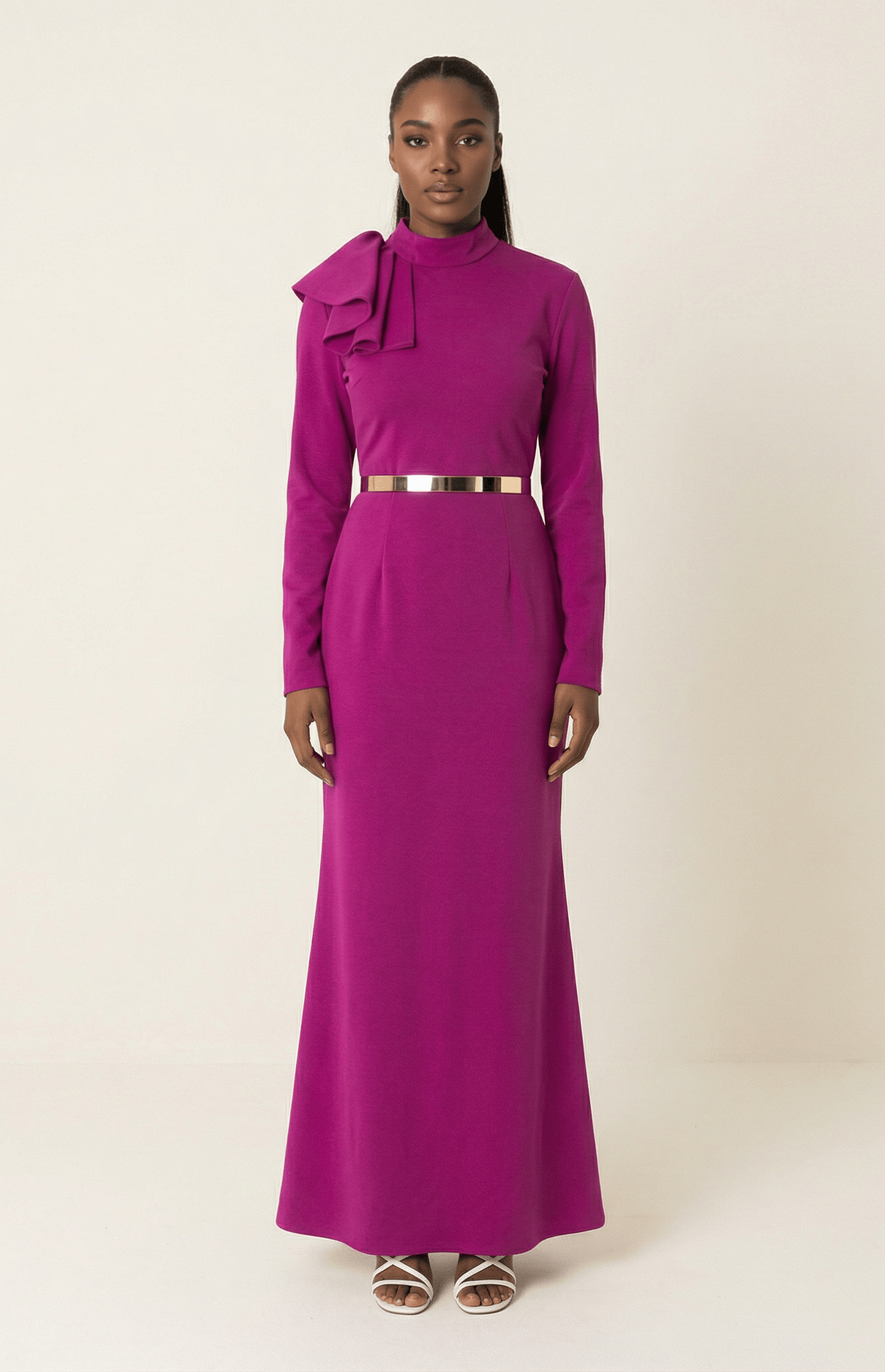 Magenta mermaid maxi dress Kabayare