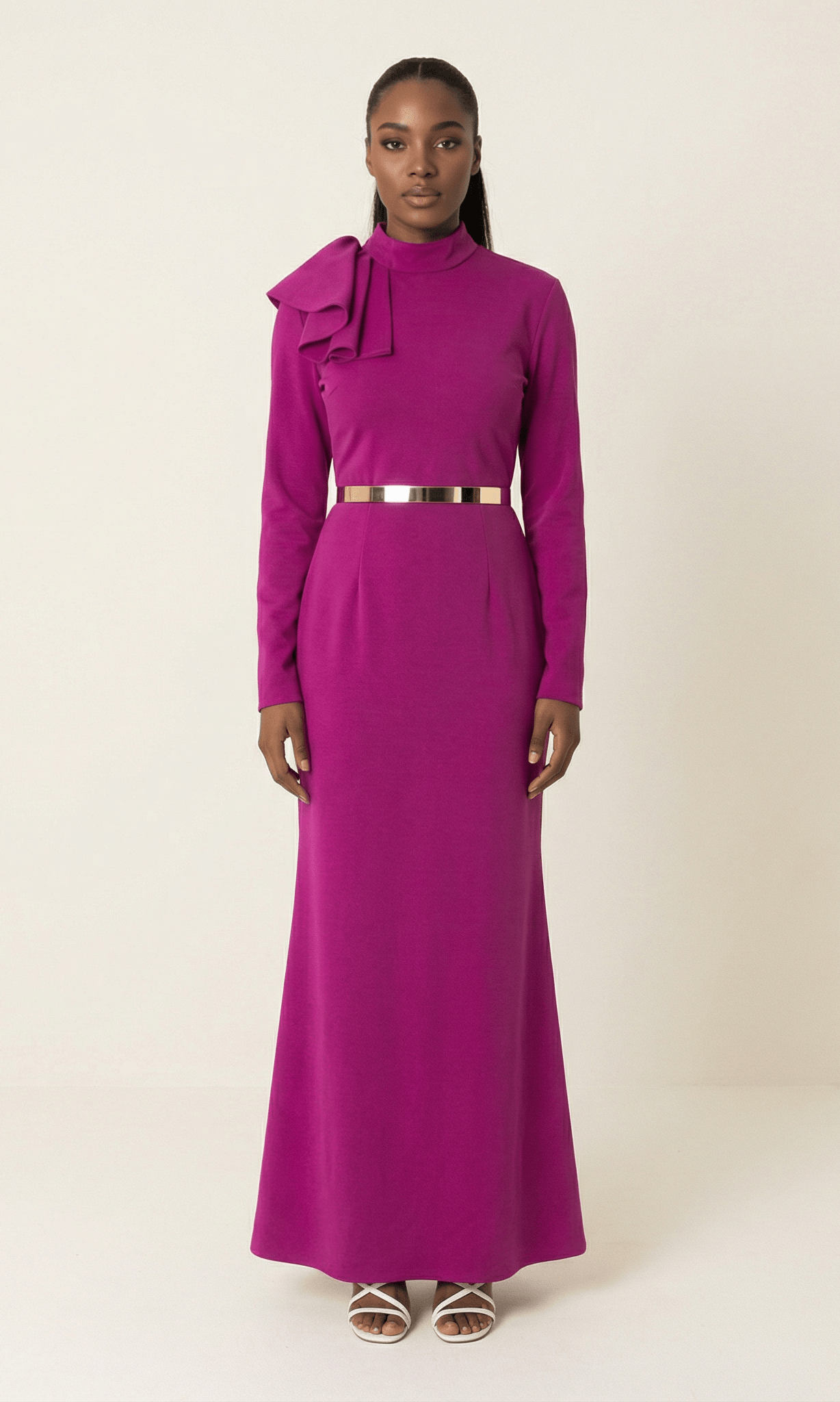 Magenta mermaid maxi dress Kabayare