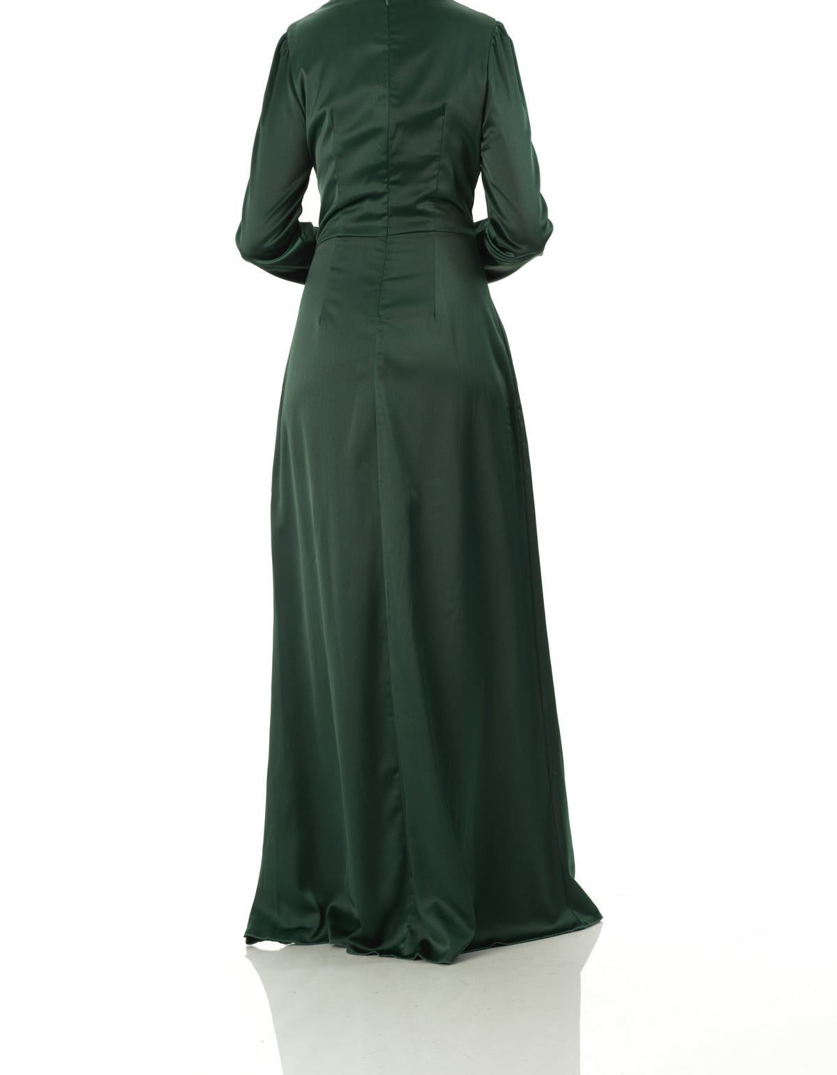 Majestic Modern Elegance satin maxi dress Kabayare
