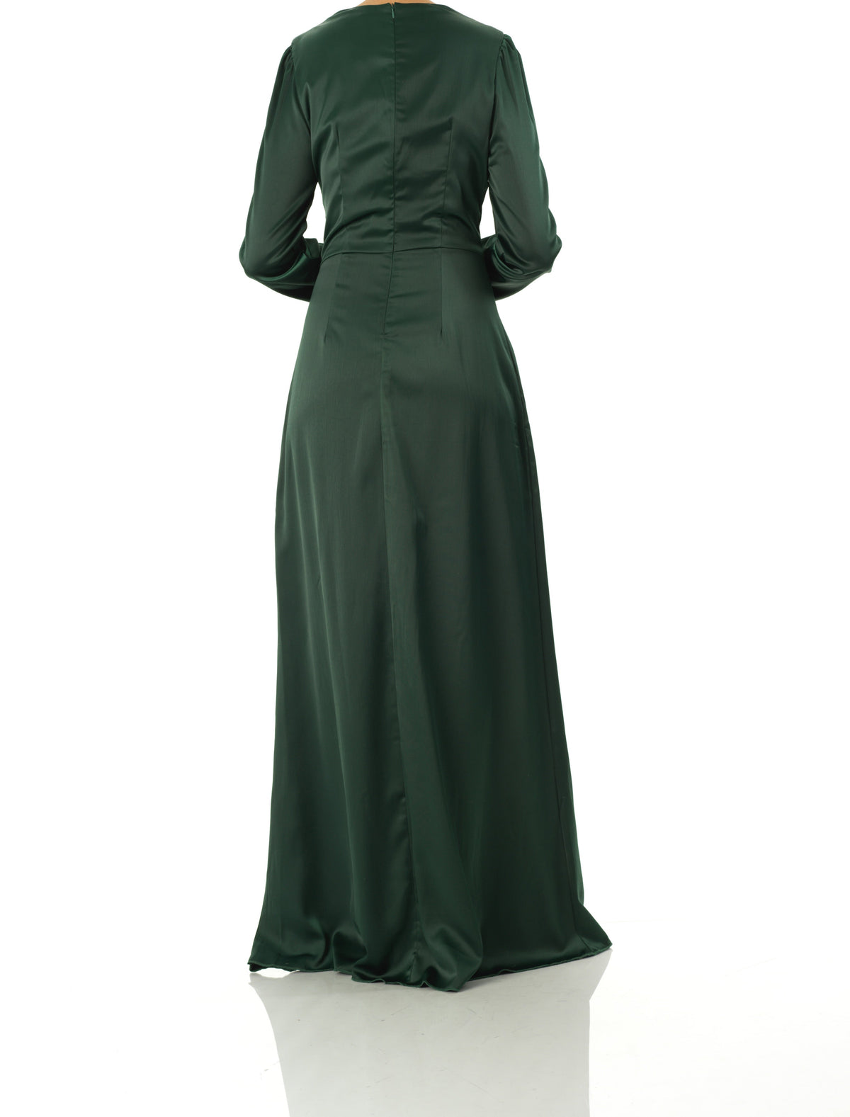 Majestic Modern Elegance satin maxi dress Kabayare