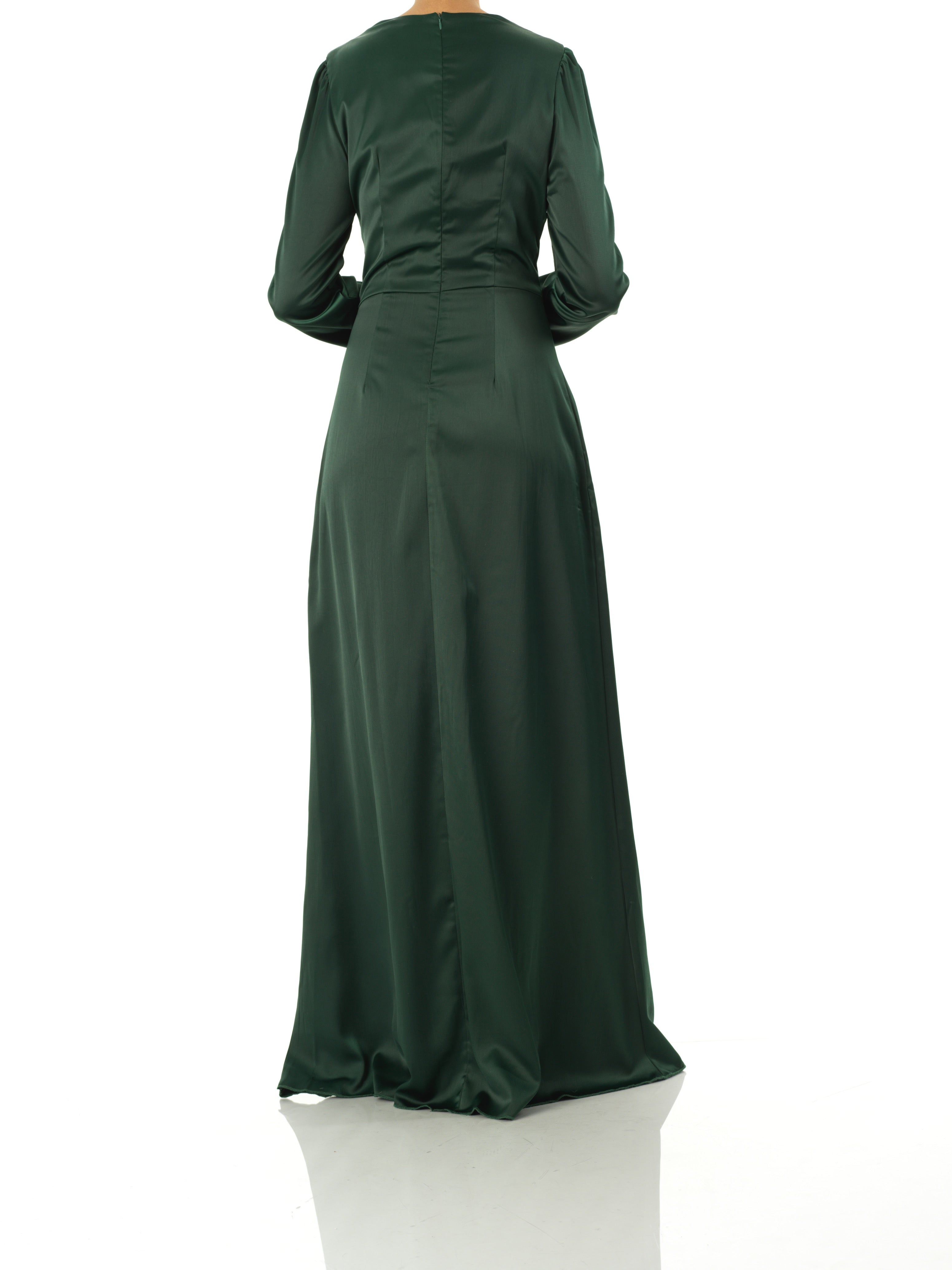 Majestic Modern Elegance satin maxi dress Kabayare