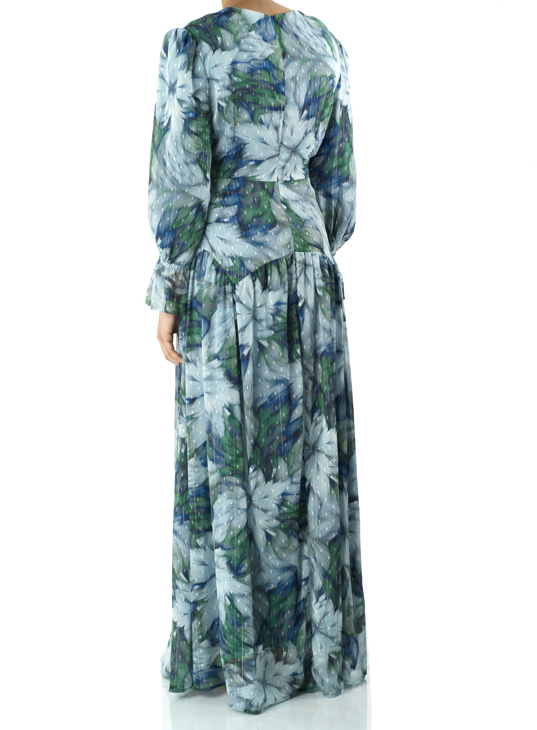 maryama floral print maxi dress Kabayare