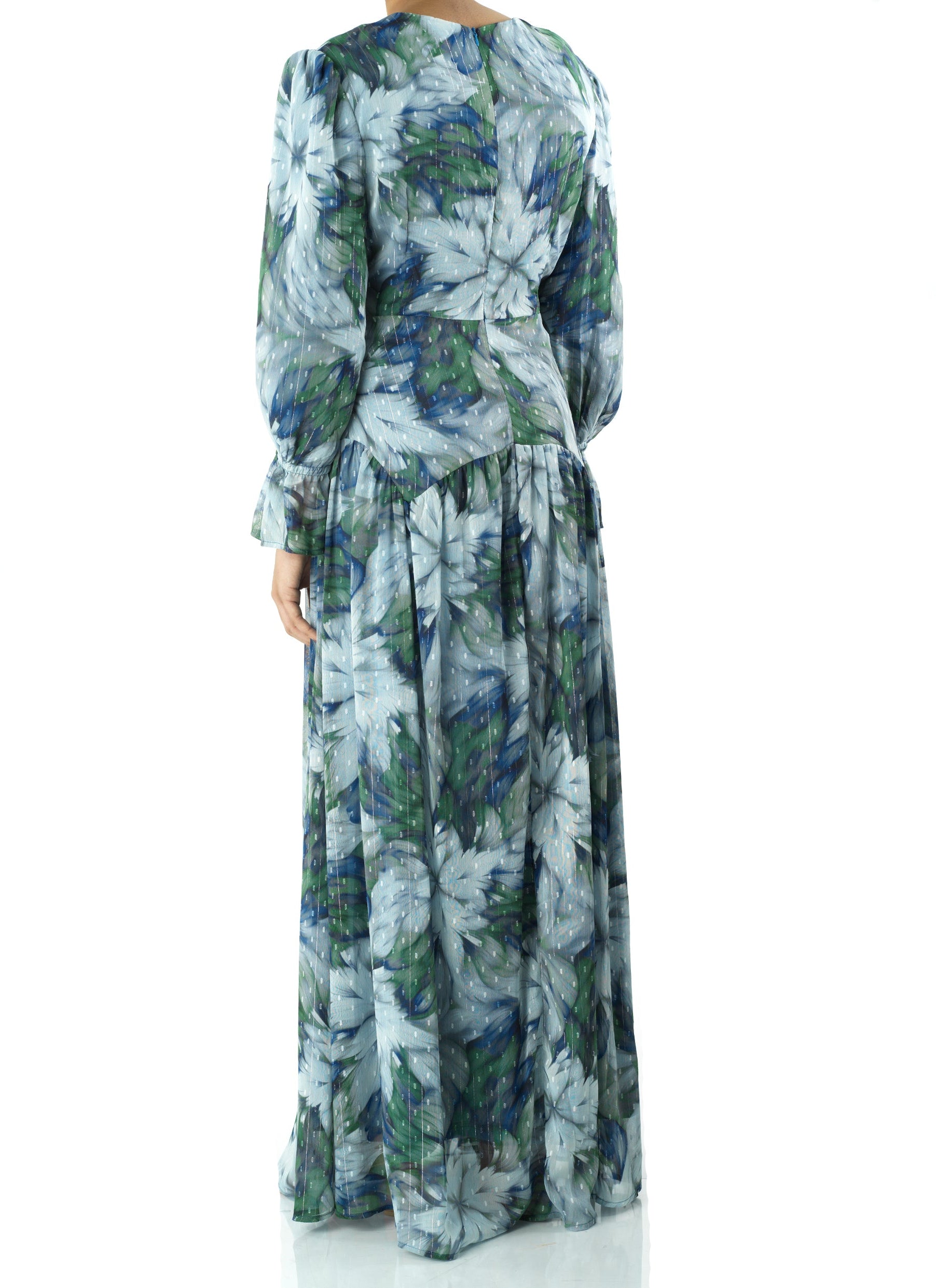 maryama floral print maxi dress Kabayare