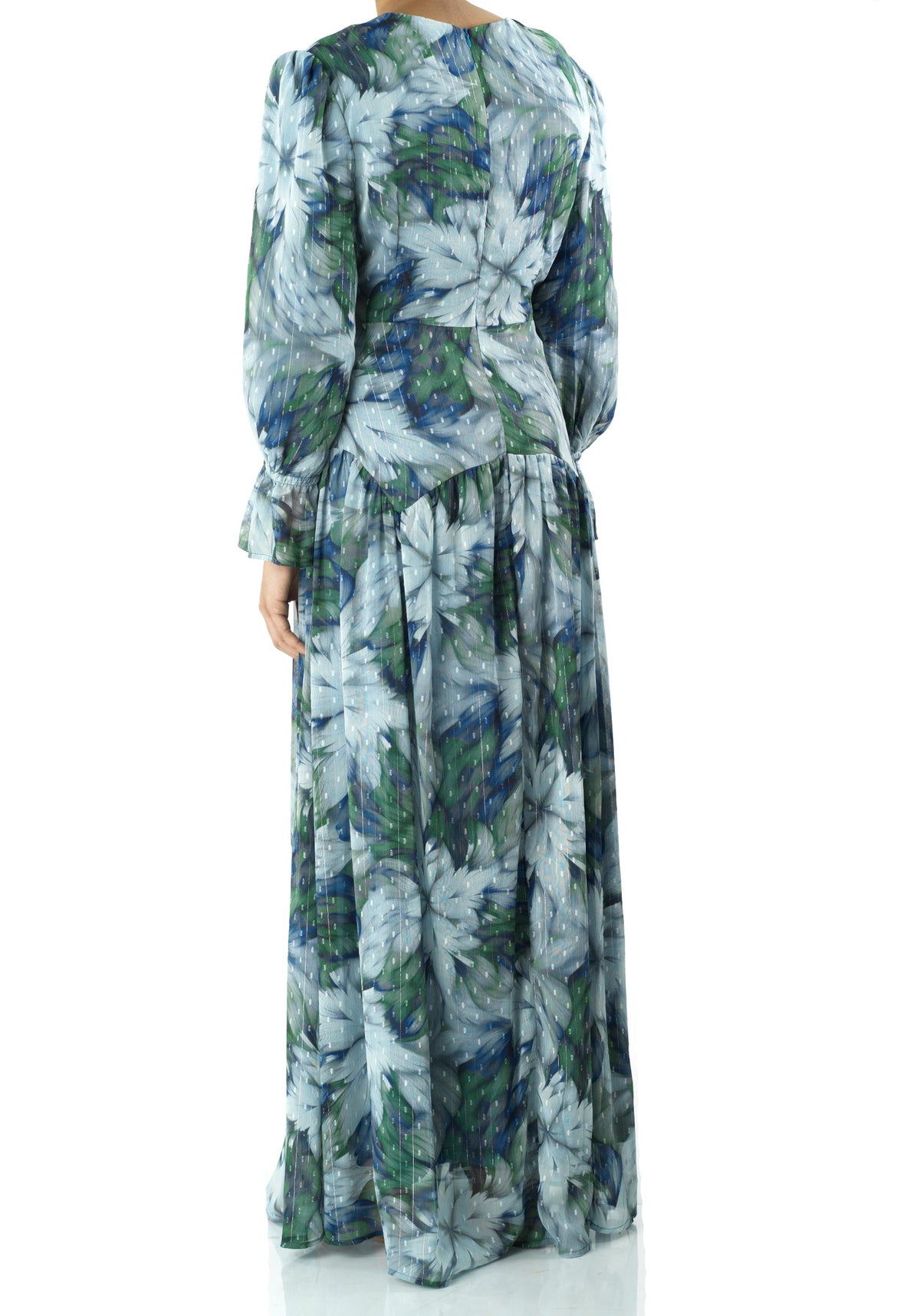 maryama floral print maxi dress Kabayare