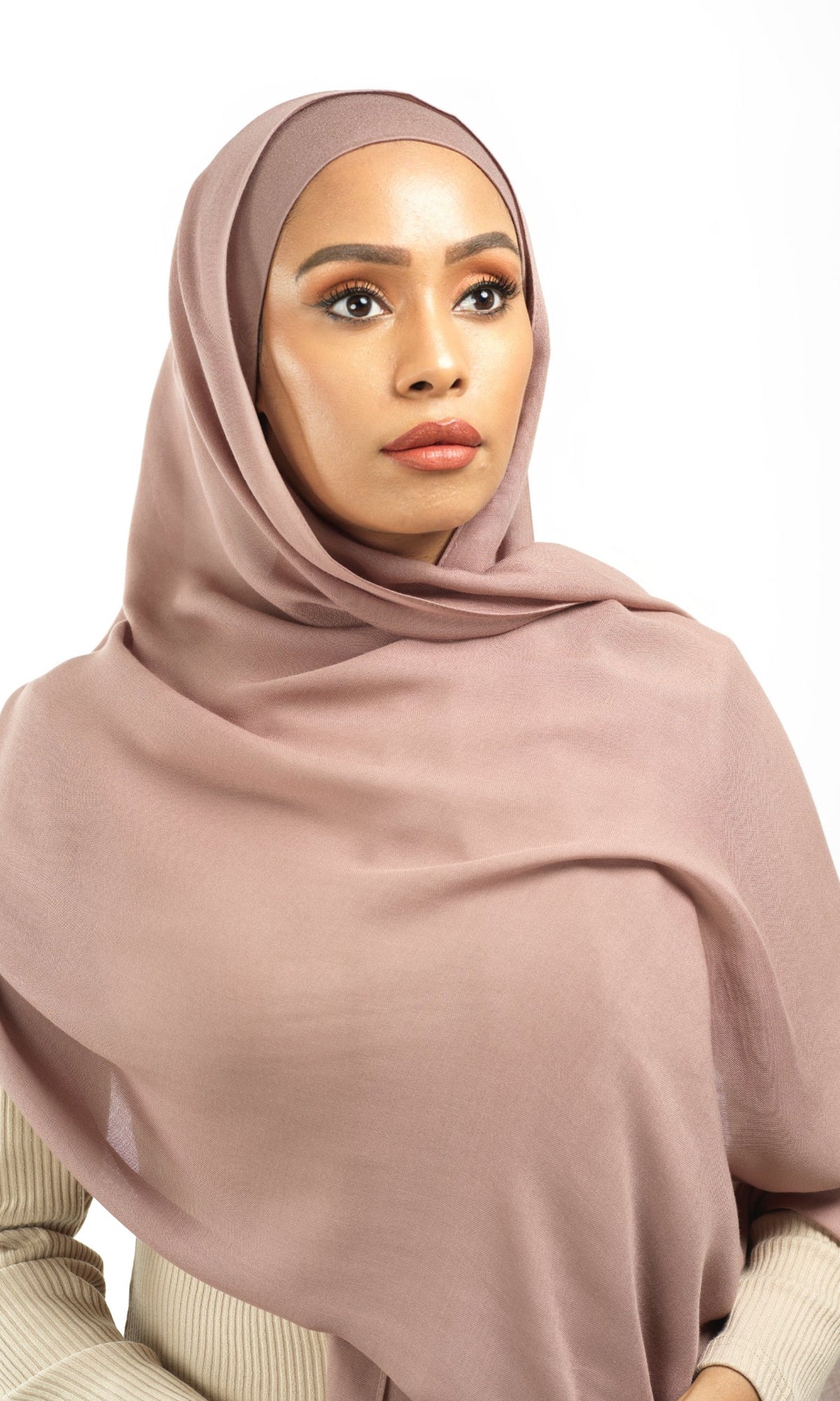 Mauve Modal hijab Kabayare