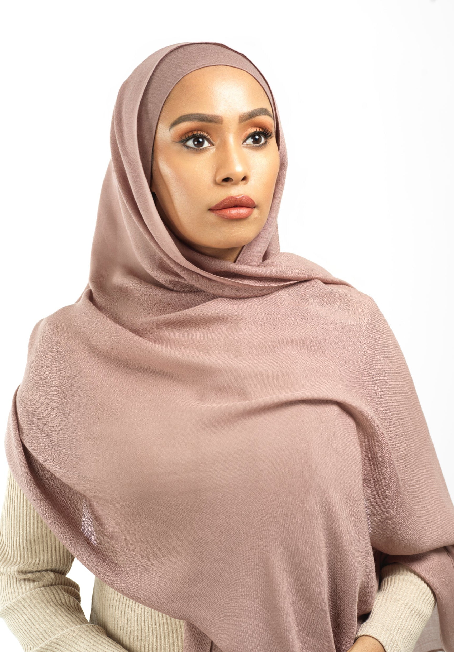 Mauve Modal hijab Kabayare