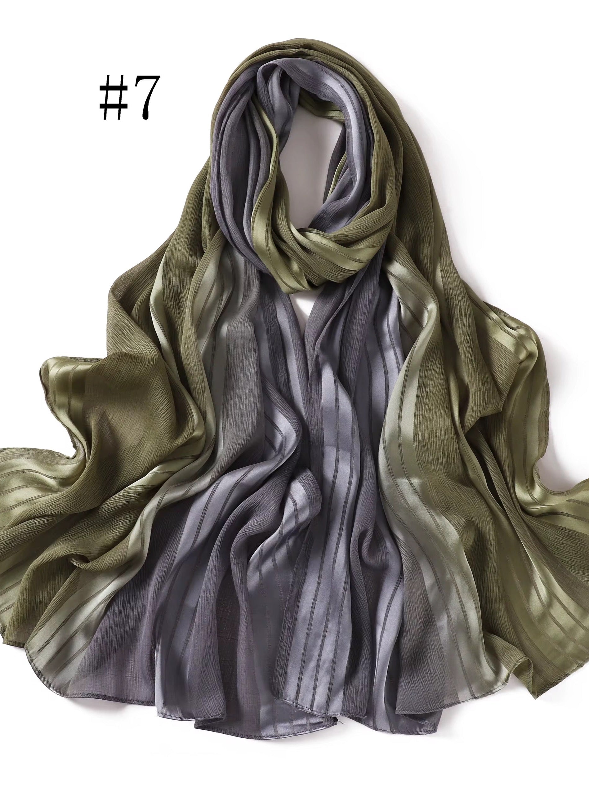 mix of satin and love hijab Kabayare